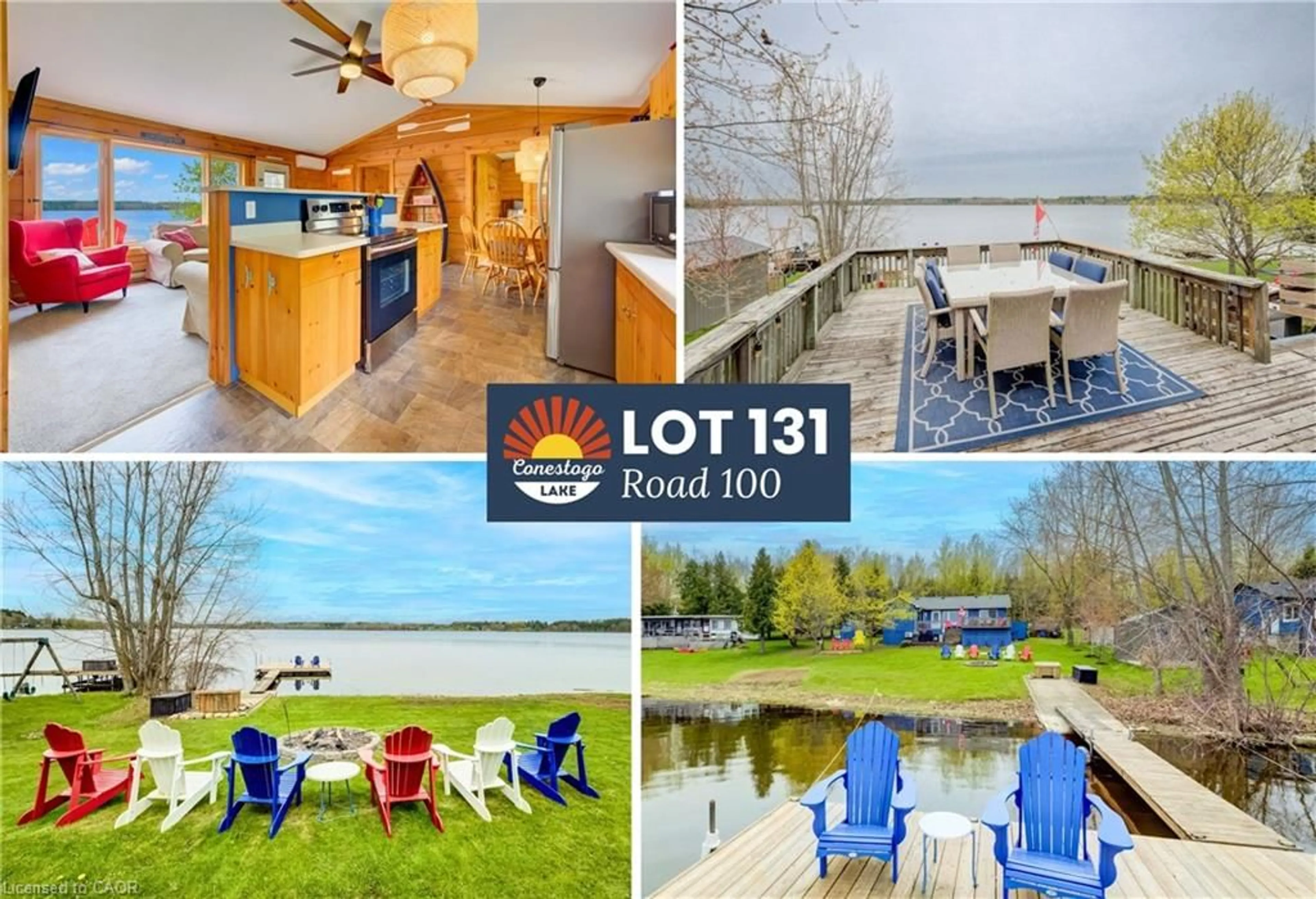 A pic from outside/outdoor area/front of a property/back of a property/a pic from drone, water/lake/river/ocean view for LOT 131 Road 100, Conestogo Lake Ontario N0G 1P0