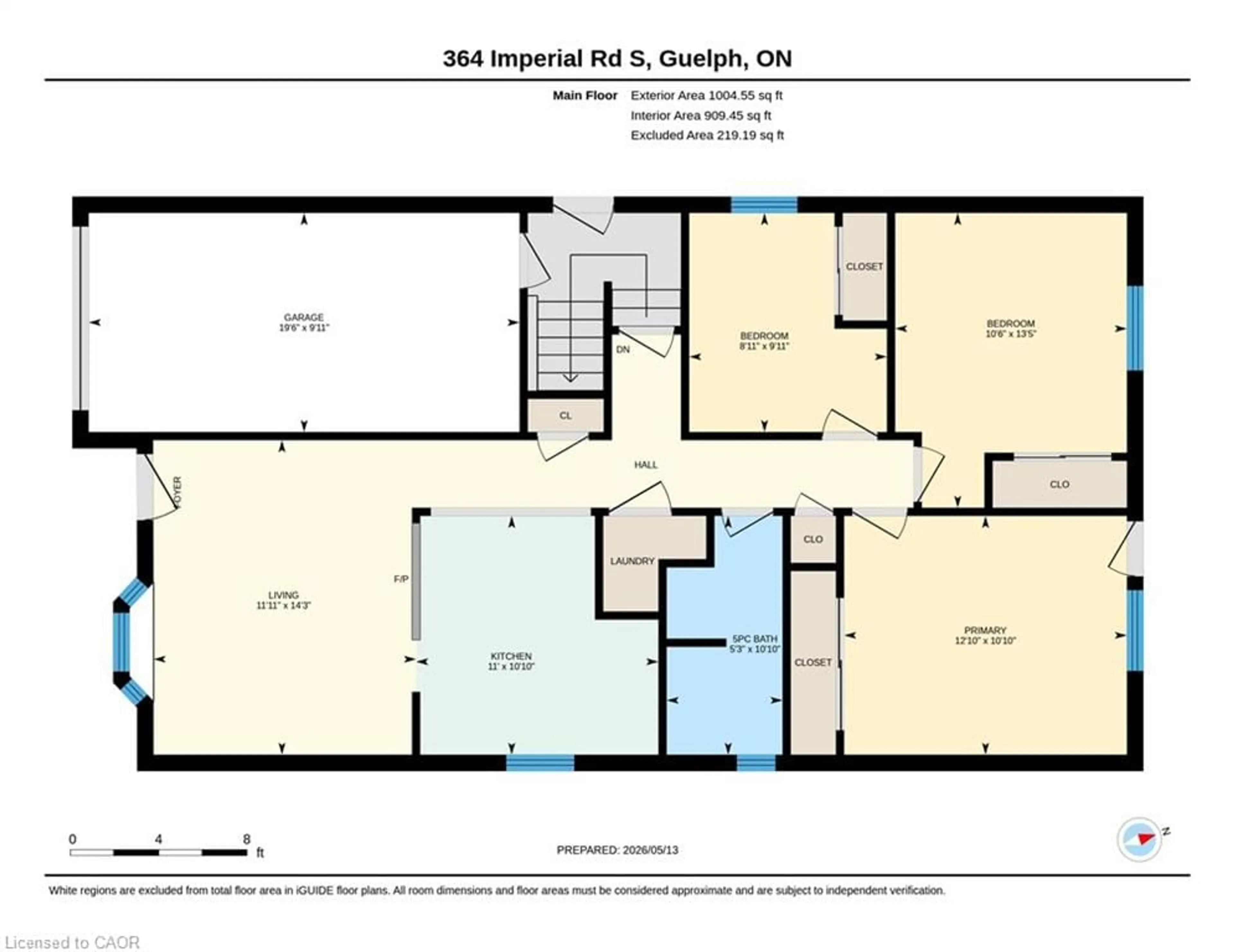 Floor plan for 364 Imperial Rd S Rd, Guelph Ontario N1K 1L4