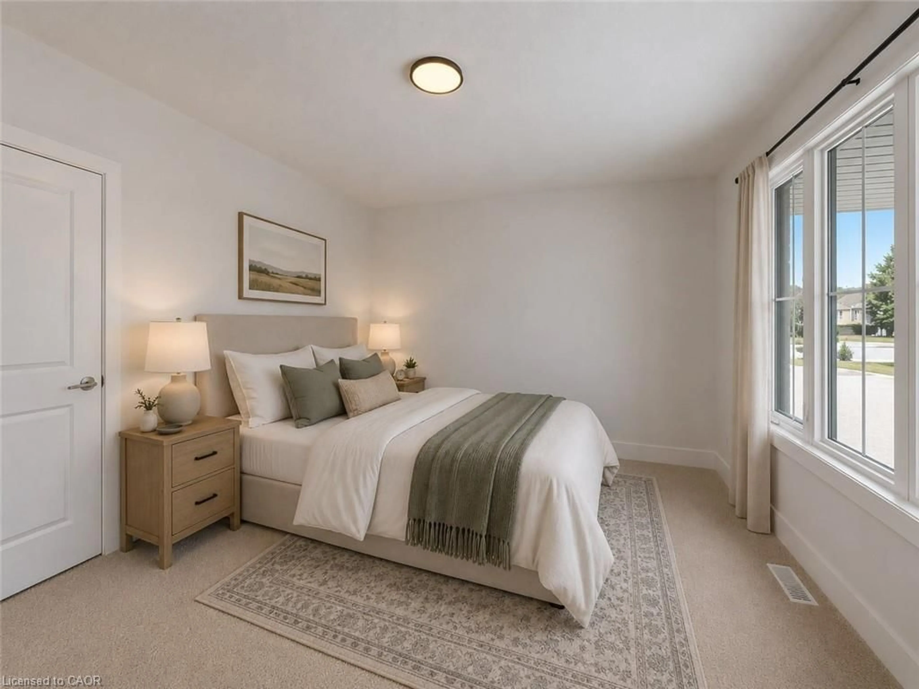 Bedroom with bed, unknown for 152 Bean St, Harriston Ontario N0G 1Z0