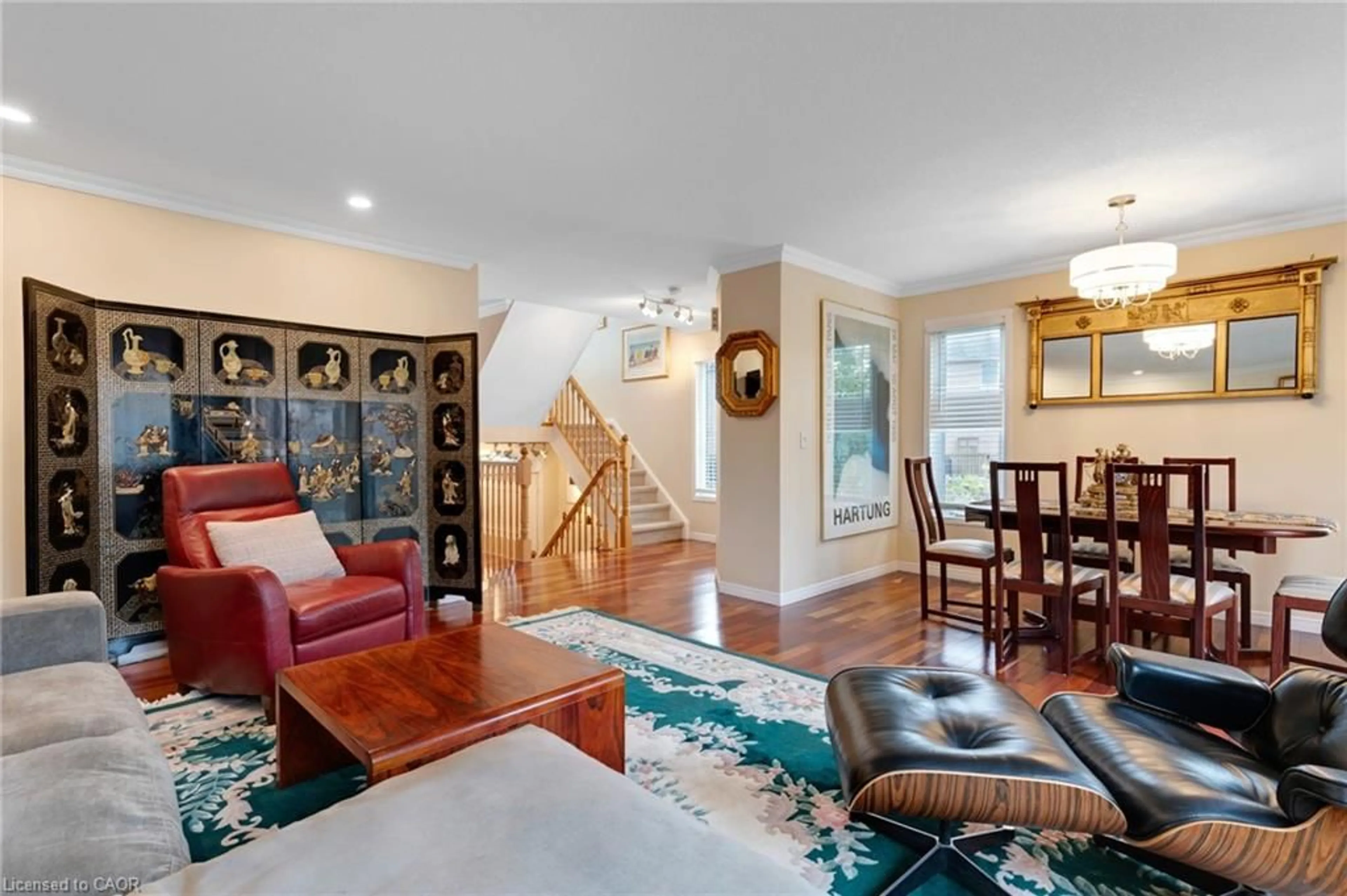 Living room with furniture, unknown for 53 Grosvenor Lane, Cambridge Ontario N1R 8N2