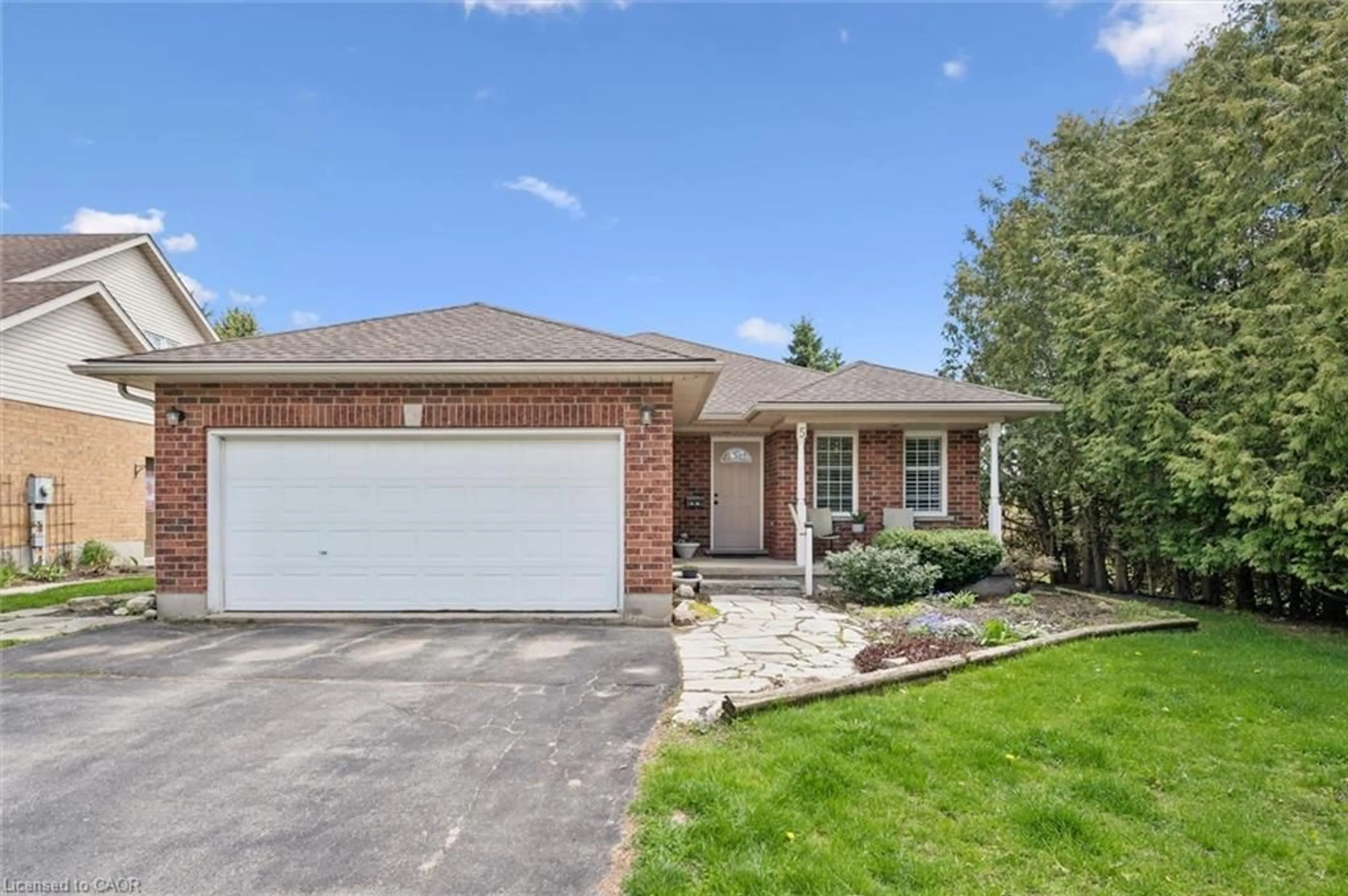 Home with brick exterior material, street for 5 Clarke St, Elora Ontario N0B 1S0