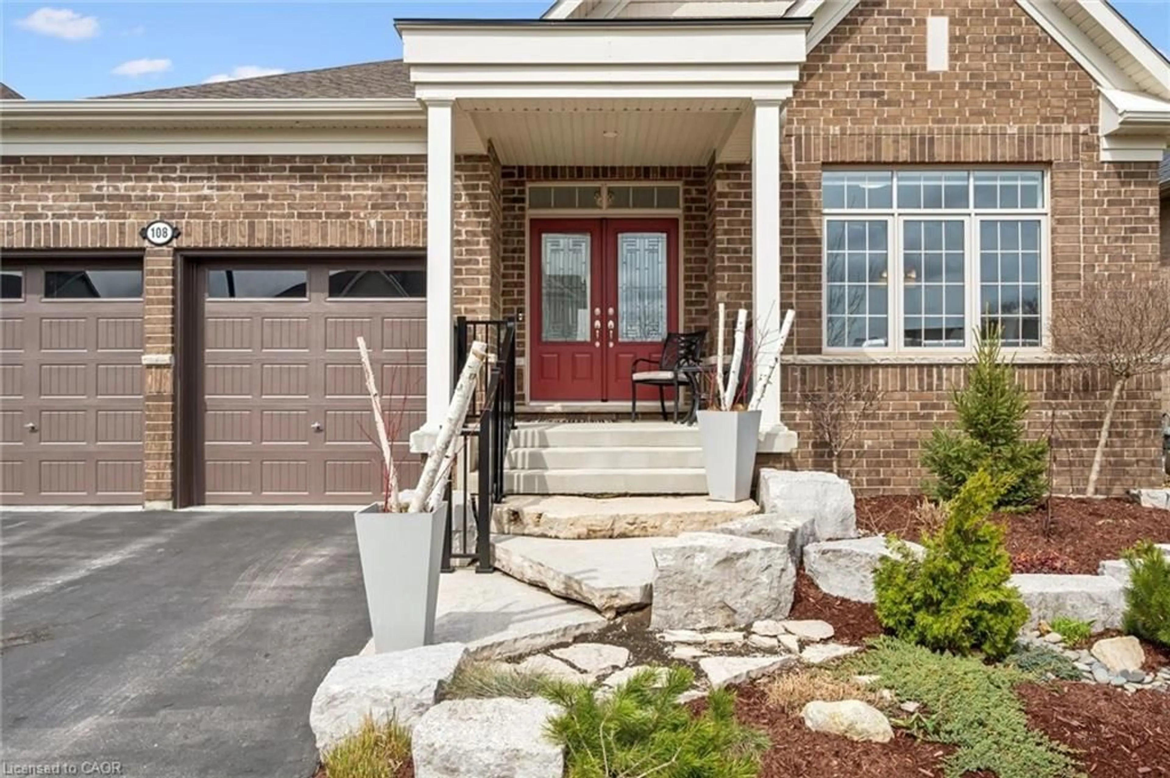 Home with brick exterior material, street for 108 Harpin Way, Centre Wellington Ontario N1M 2W3