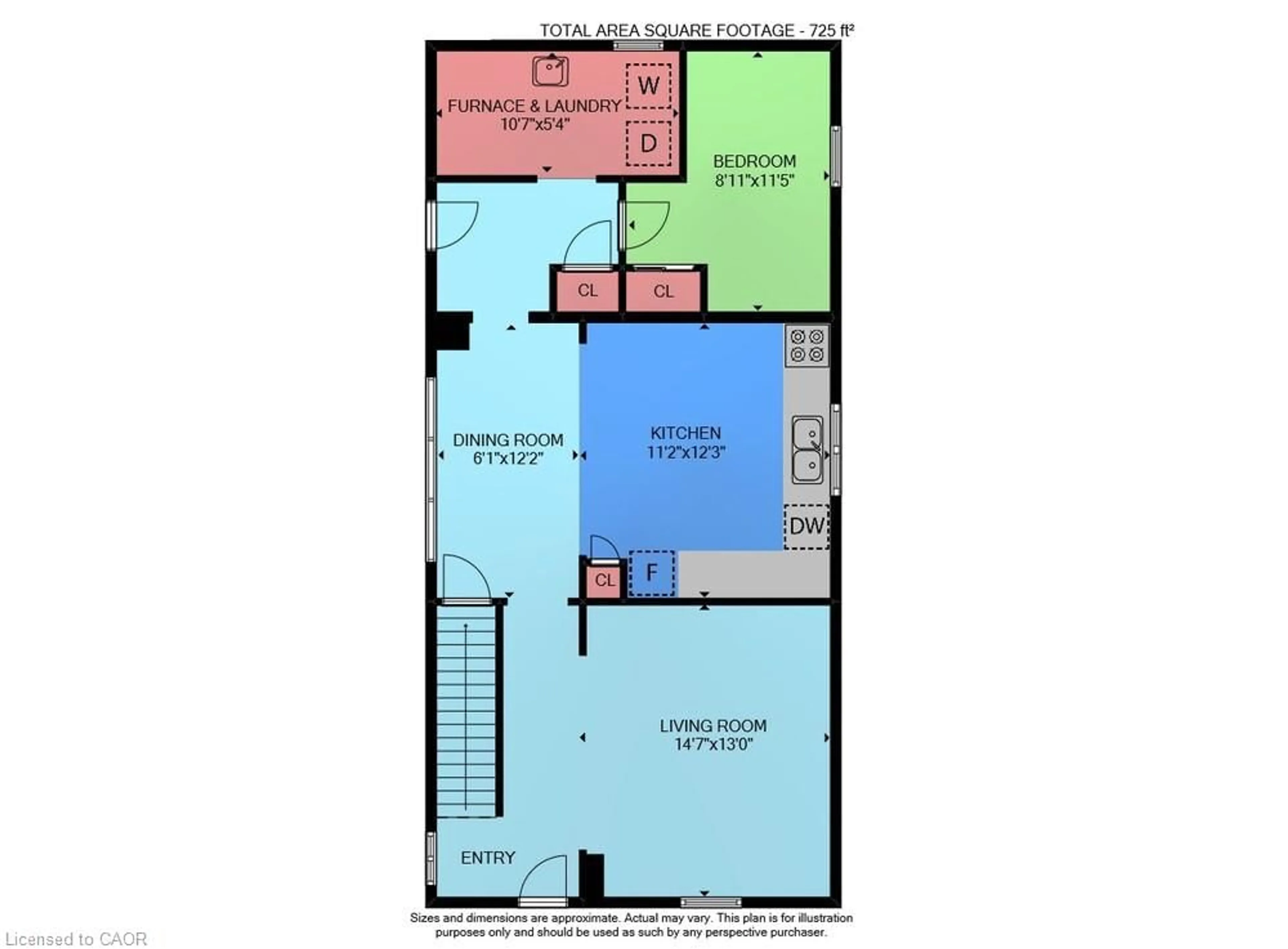 Floor plan for 520 Alder St, Dunnville Ontario N1A 1E6