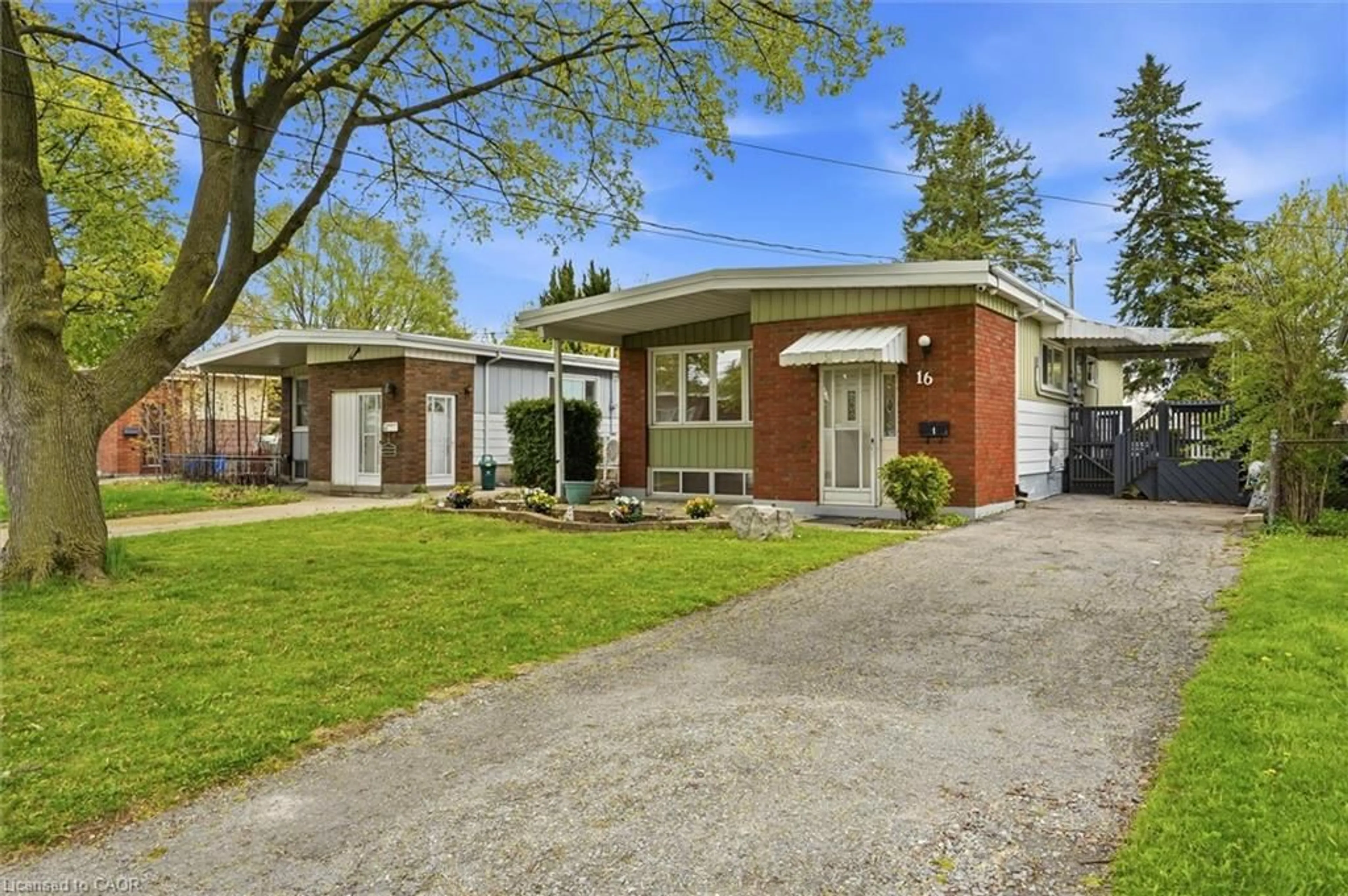 Home with brick exterior material, street for 16 Ronaldshay Ave, Hamilton Ontario L9A 3B1