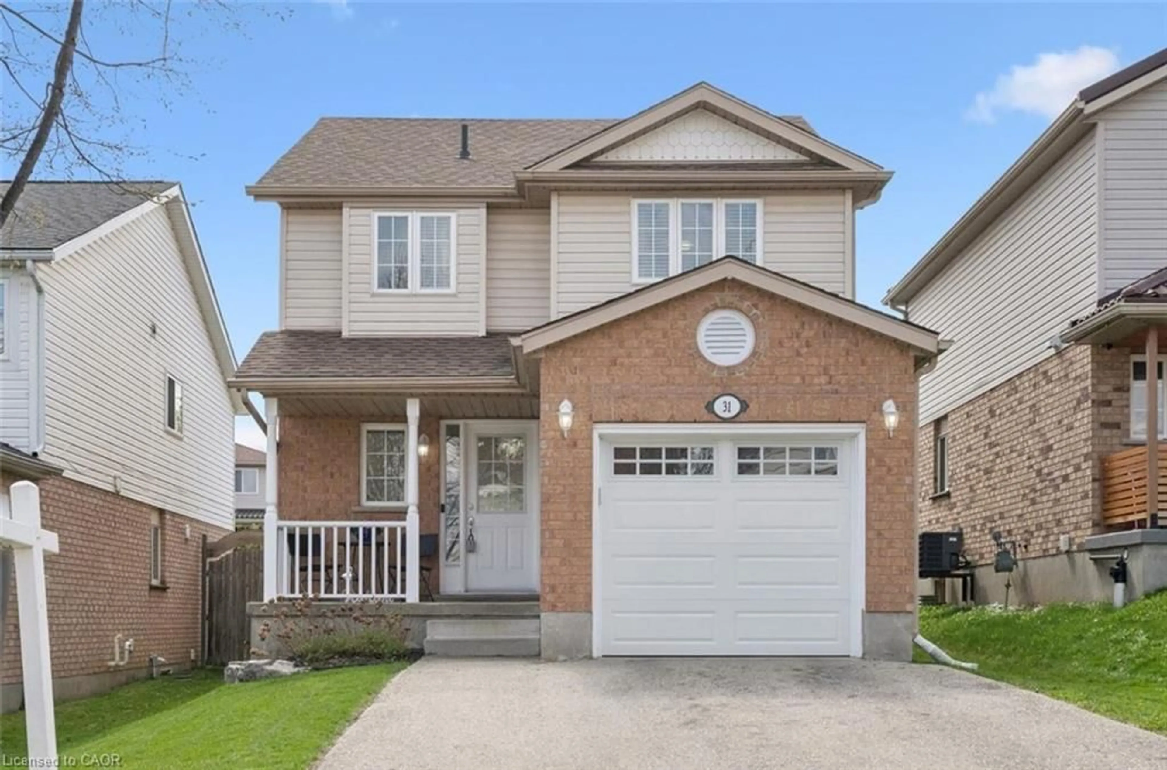 Home with brick exterior material, street for 31 Tisdale Crt, Kitchener Ontario N2A 4H5