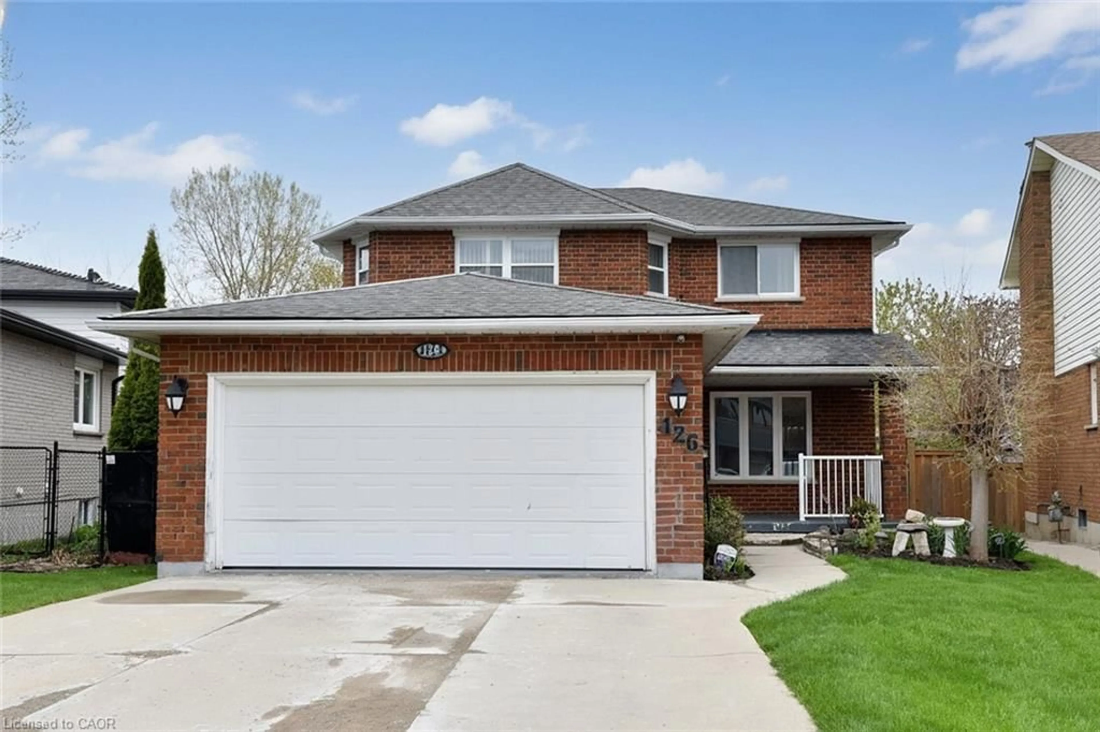 Home with brick exterior material, street for 126 Bastille St, Hamilton Ontario L9B 2G9