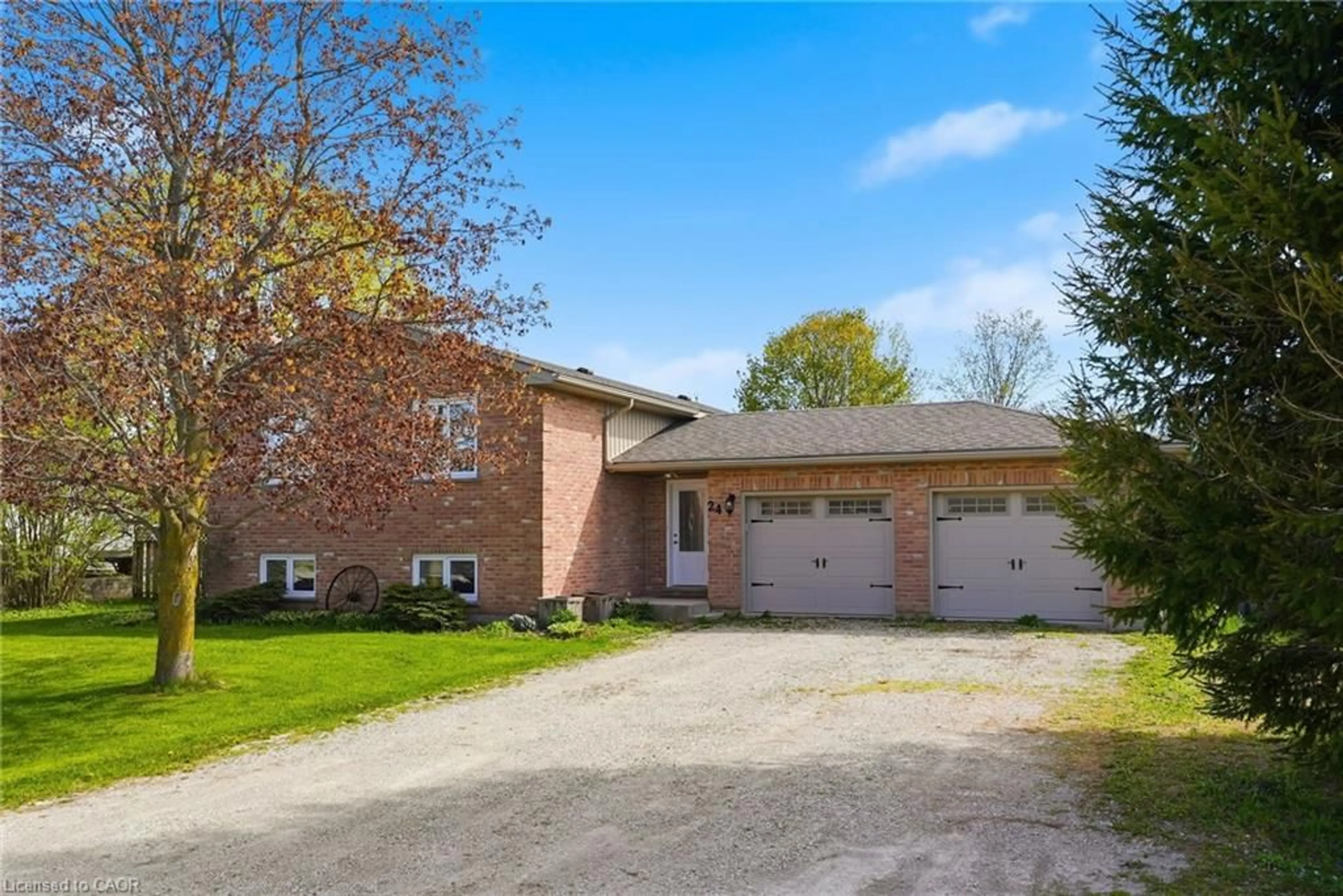 Home with brick exterior material, street for 24 Jordan Dr, Belgrave Ontario N0G 1E0