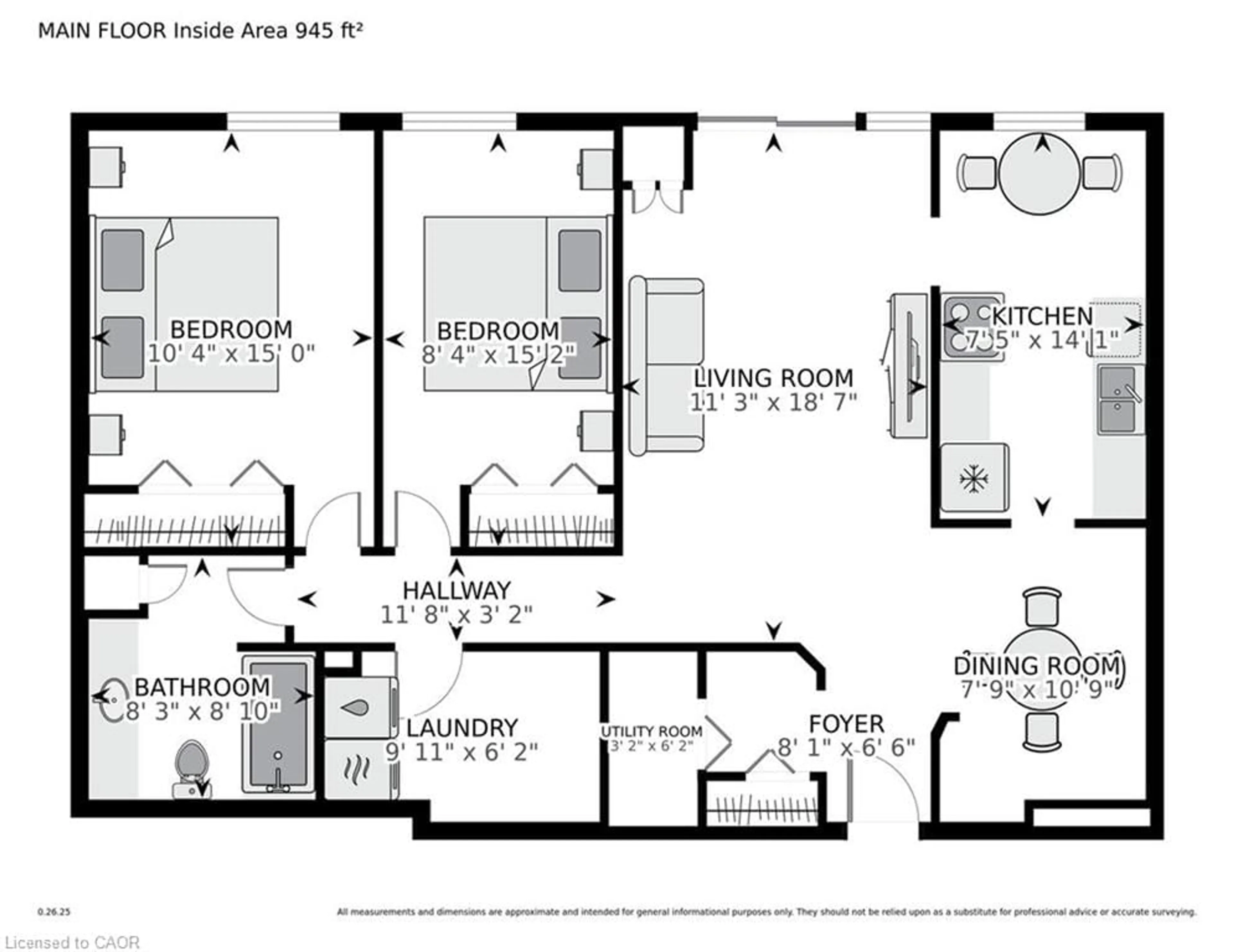 Floor plan for 81 Church St #403, Kitchener Ontario N2G 4M1