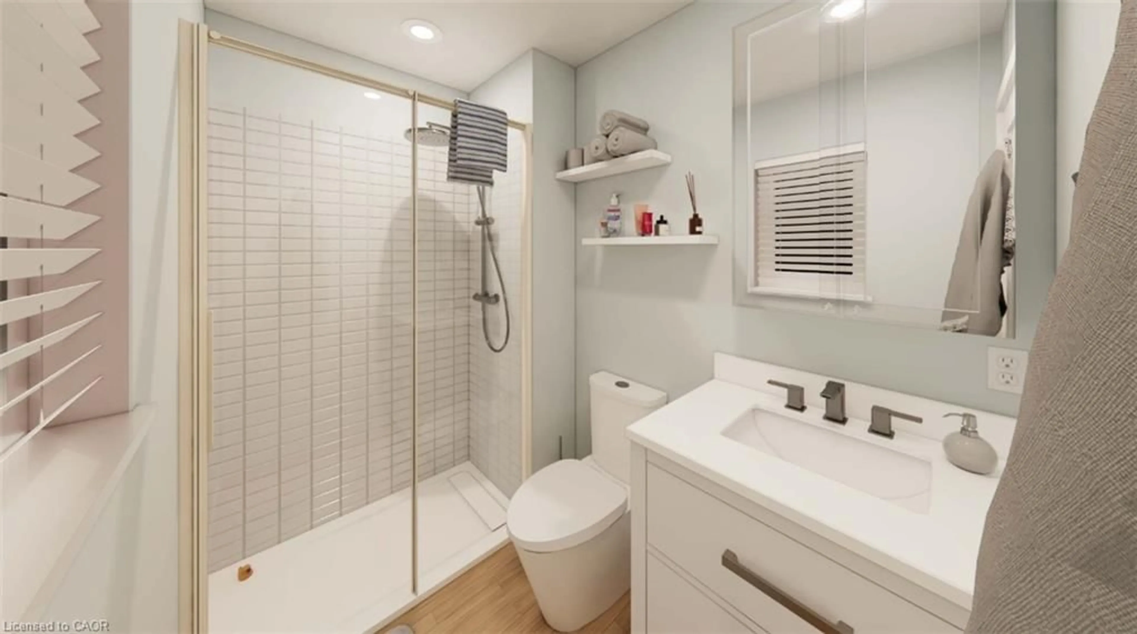 Standard bathroom, ceramic/tile floor for 67 Westmount Rd, Kitchener Ontario N2M 4Y2