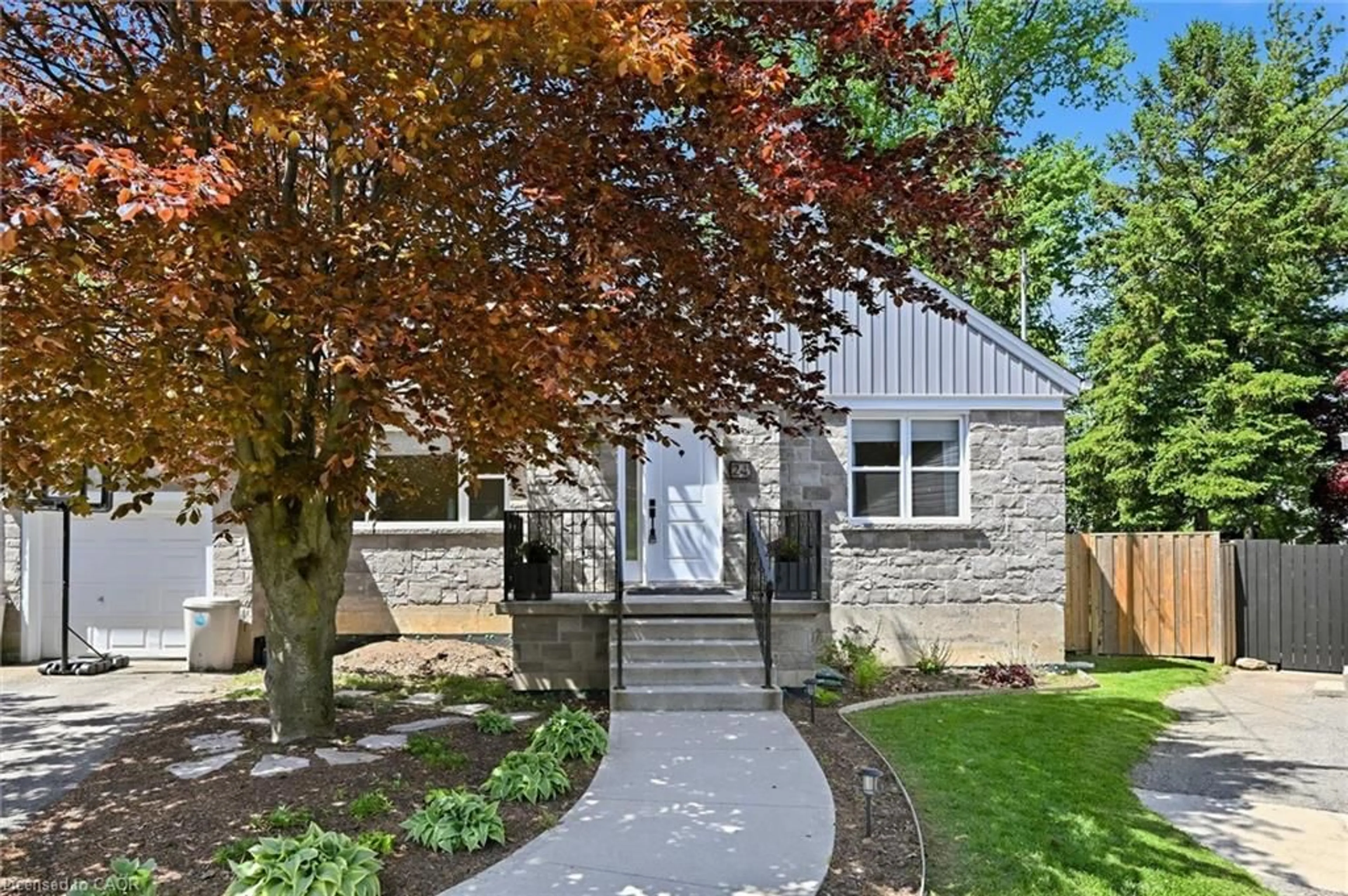 Home with brick exterior material, street for 24 Glenwood Cres, Hamilton Ontario L9C 3J4