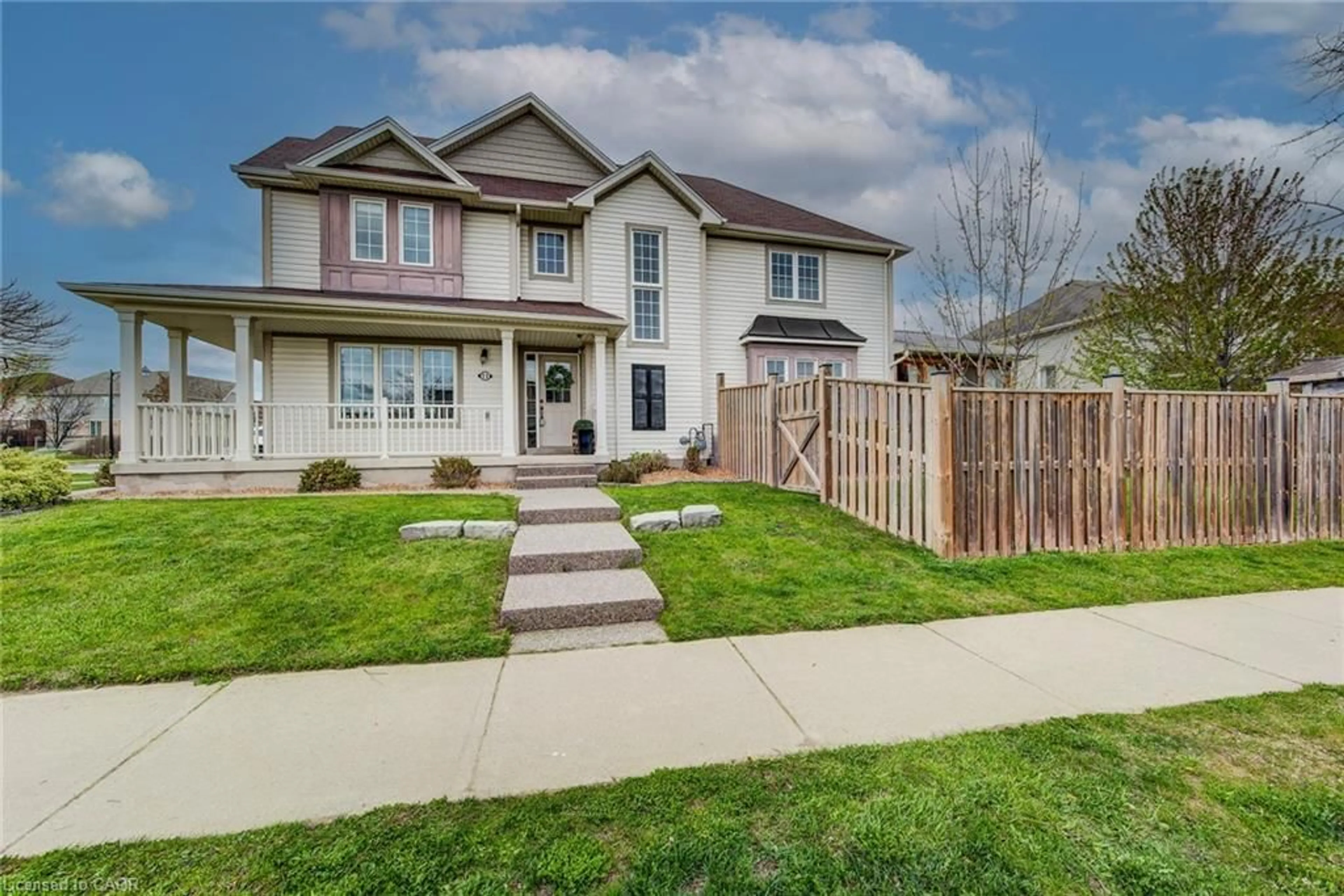 Home with brick exterior material, street for 11 Shallow Creek Rd, Breslau Ontario N0B 1M0