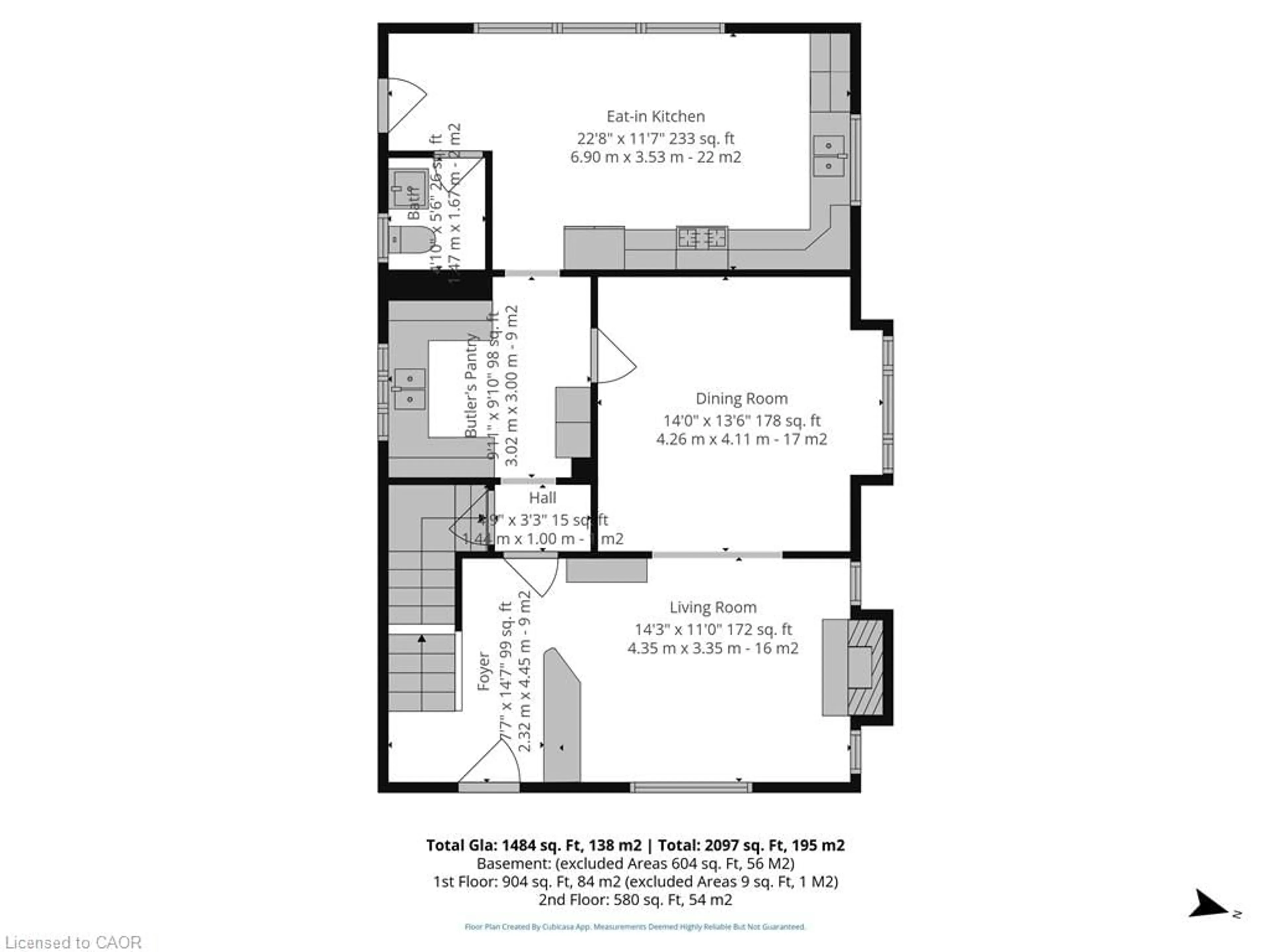 Floor plan for 72 Crescent Blvd, Simcoe Ontario N3Y 2K8