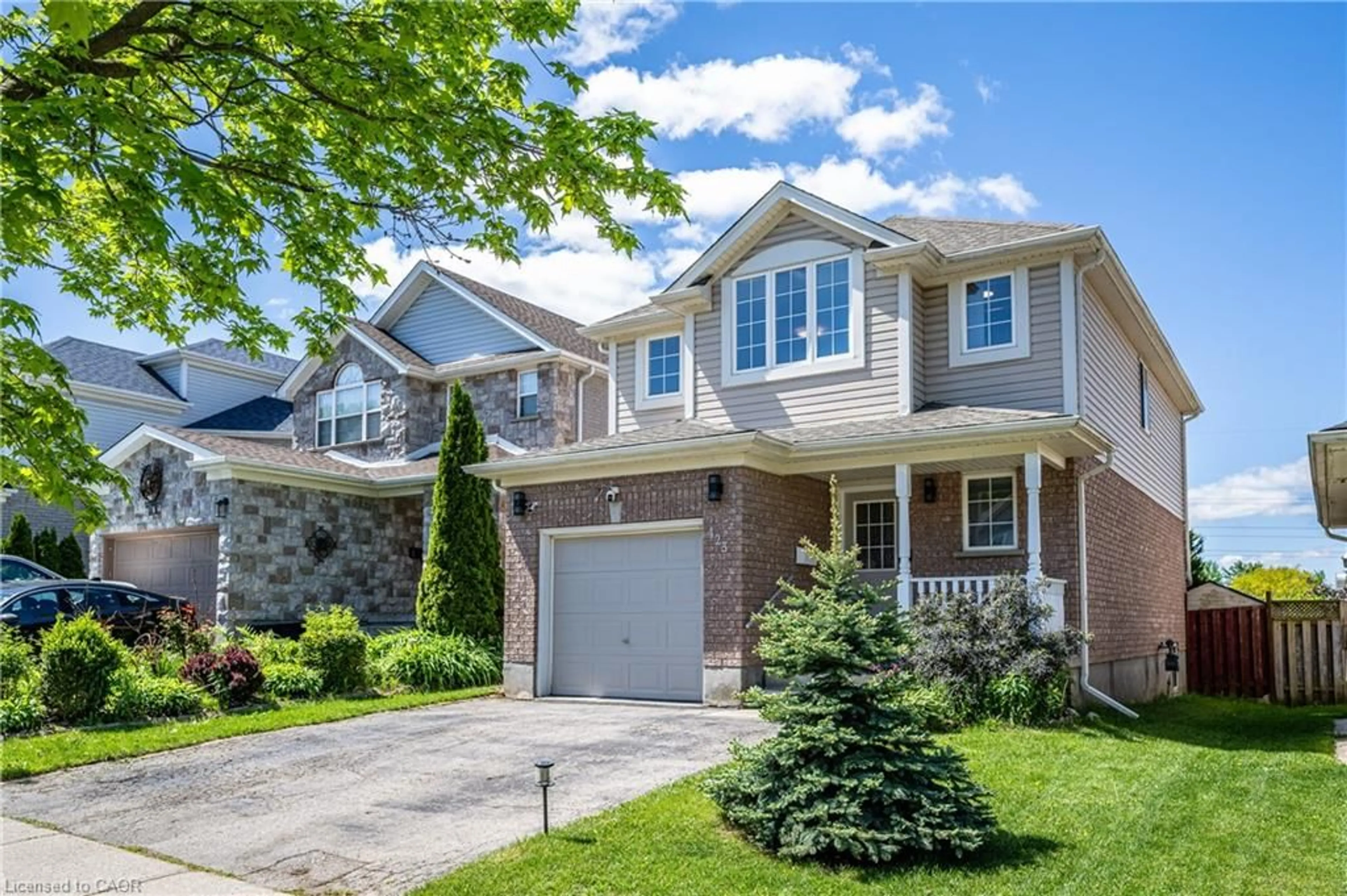Home with brick exterior material, street for 423 Veronica Dr, Kitchener Ontario N2A 4E9