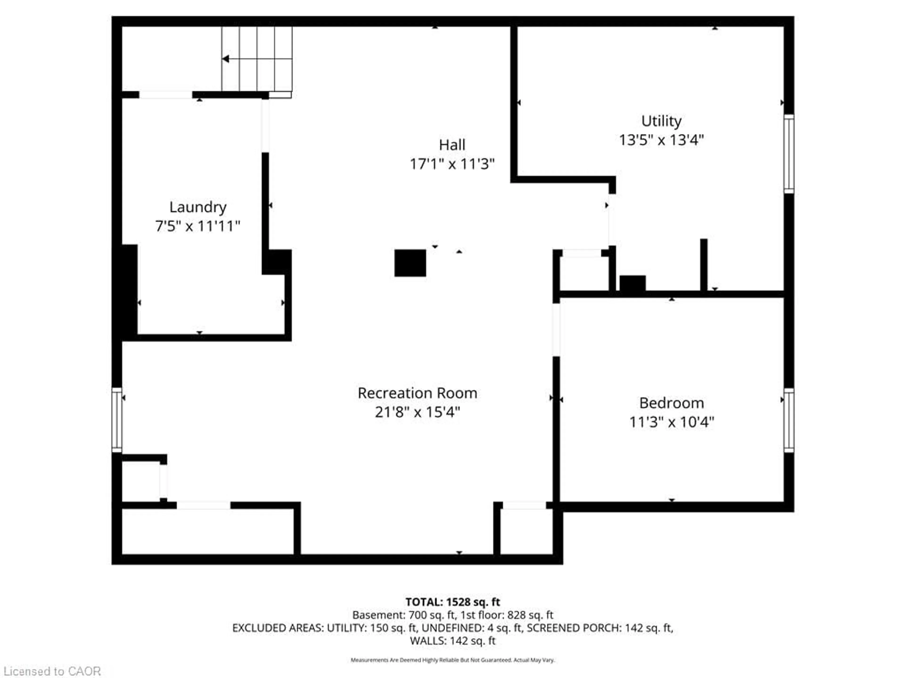 Floor plan for 217 Upper Paradise Rd, Hamilton Ontario L9C 5C1