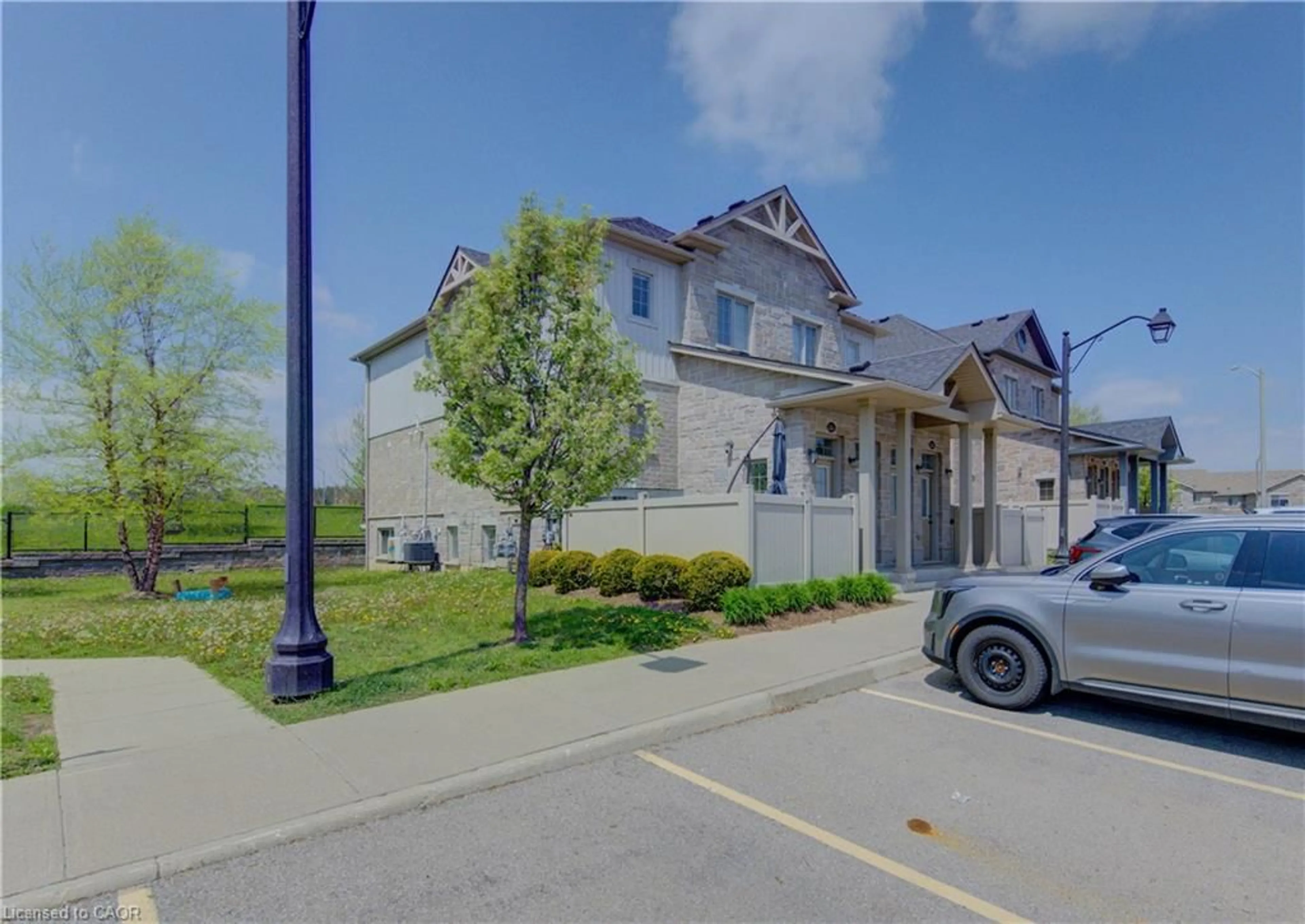 A pic from outside/outdoor area/front of a property/back of a property/a pic from drone, street for 24A-388 Old Huron Rd, Kitchener Ontario N2R 0J5