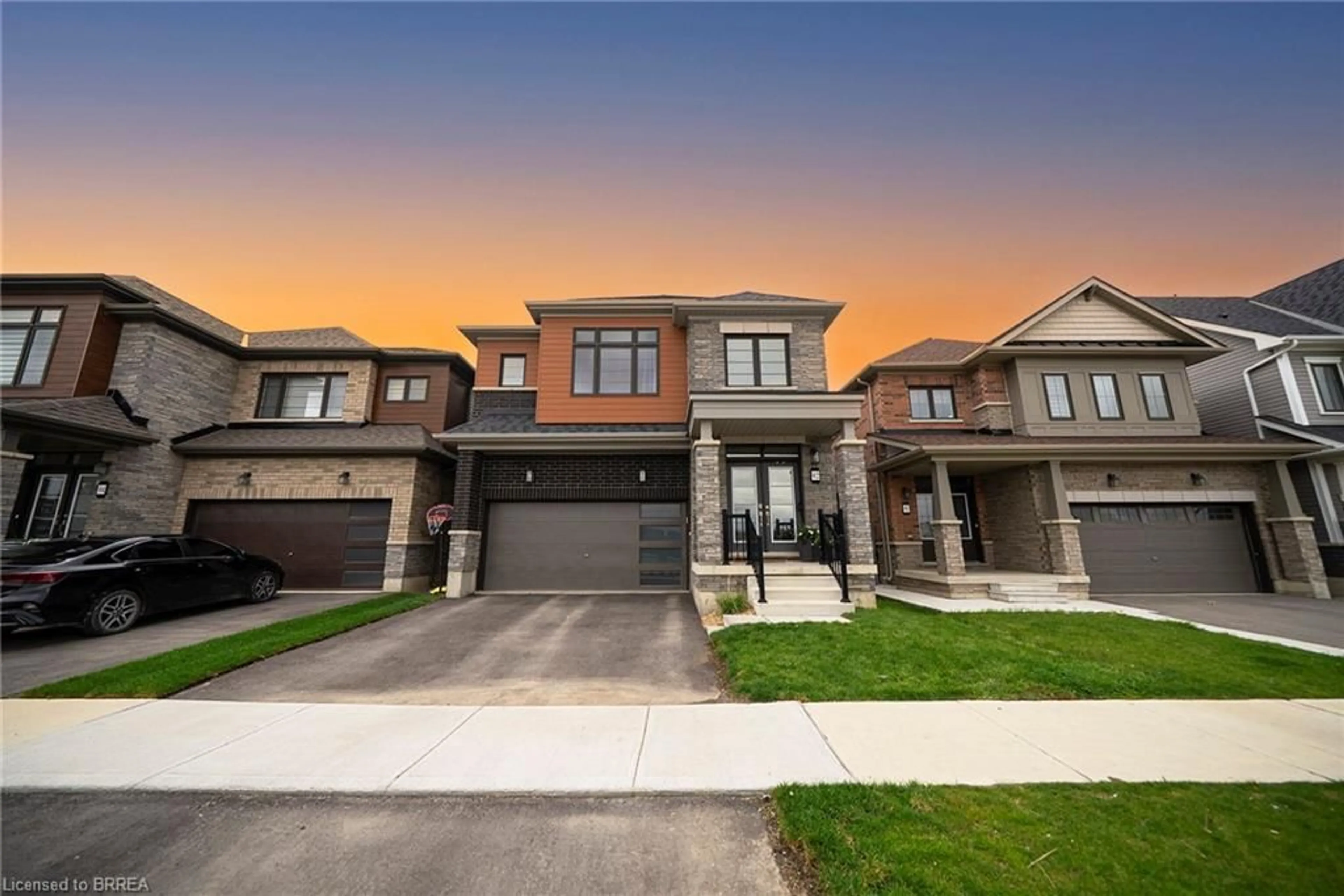 Home with brick exterior material, street for 92 Bellhouse Ave, Brantford Ontario N3T 0V8