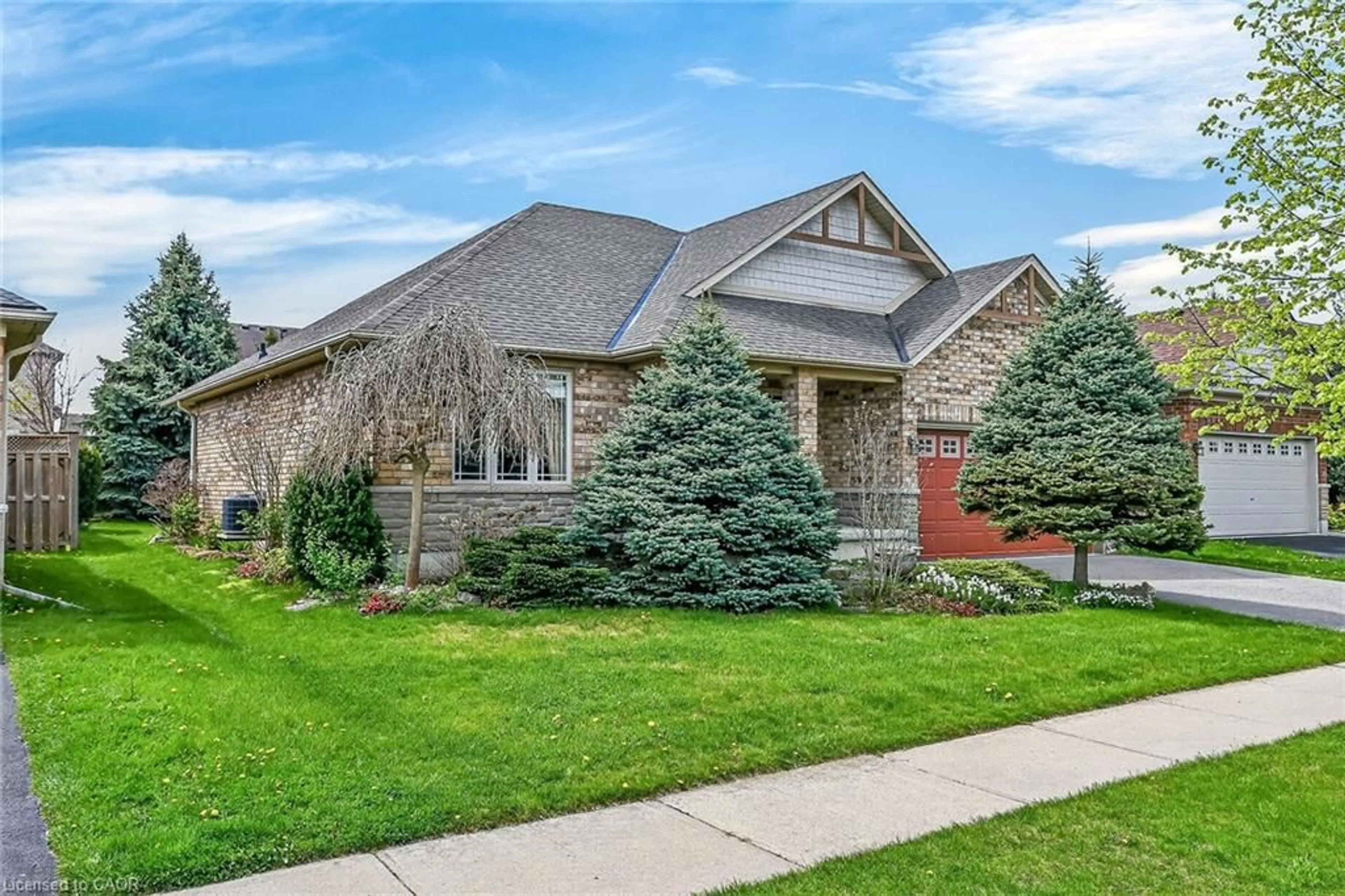 Home with brick exterior material, street for 73 Cobblestone Dr, Paris Ontario N3L 4G3