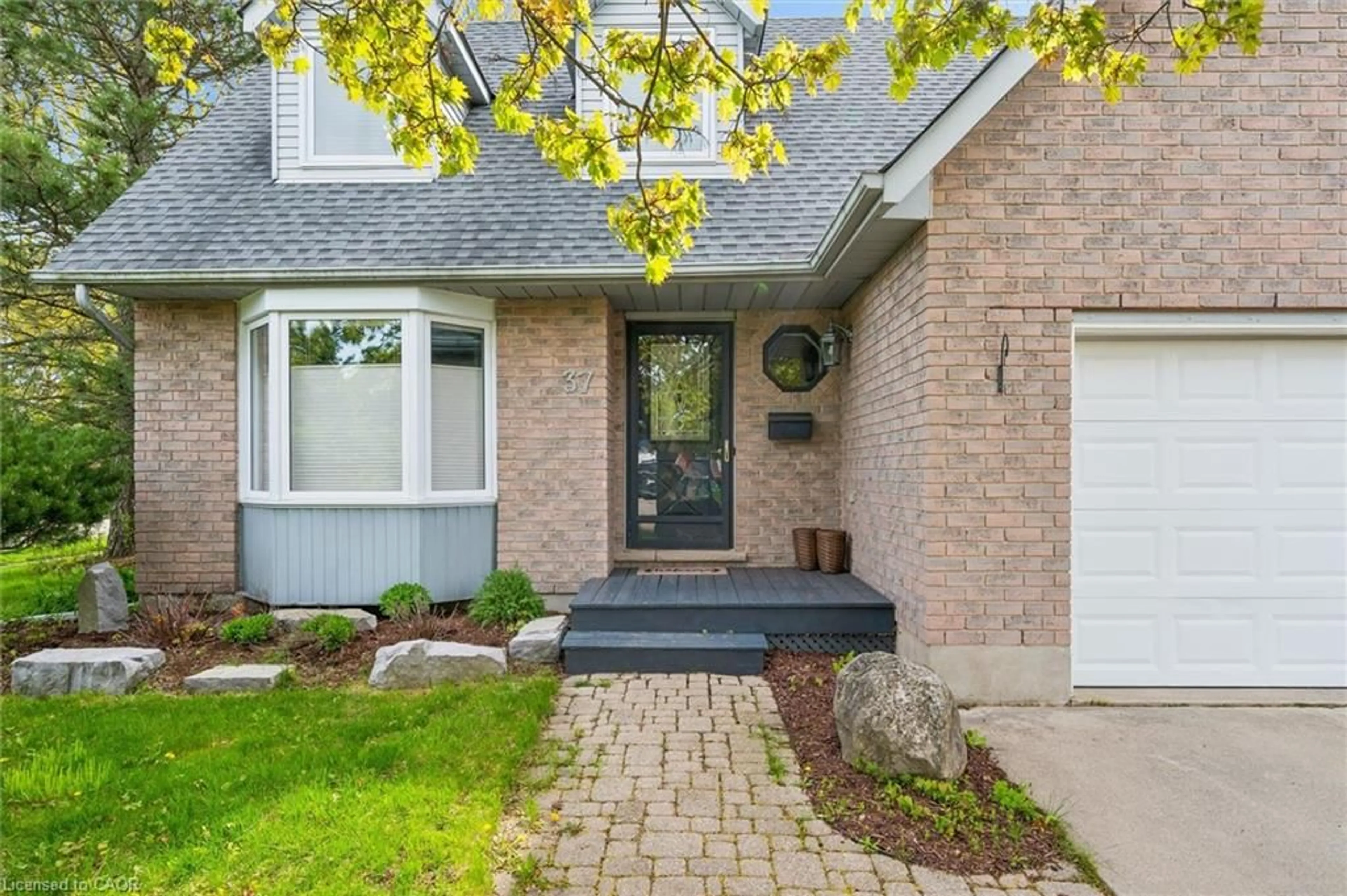 Home with brick exterior material, street for 37 Enfield Dr, Cambridge Ontario N1P 1A5