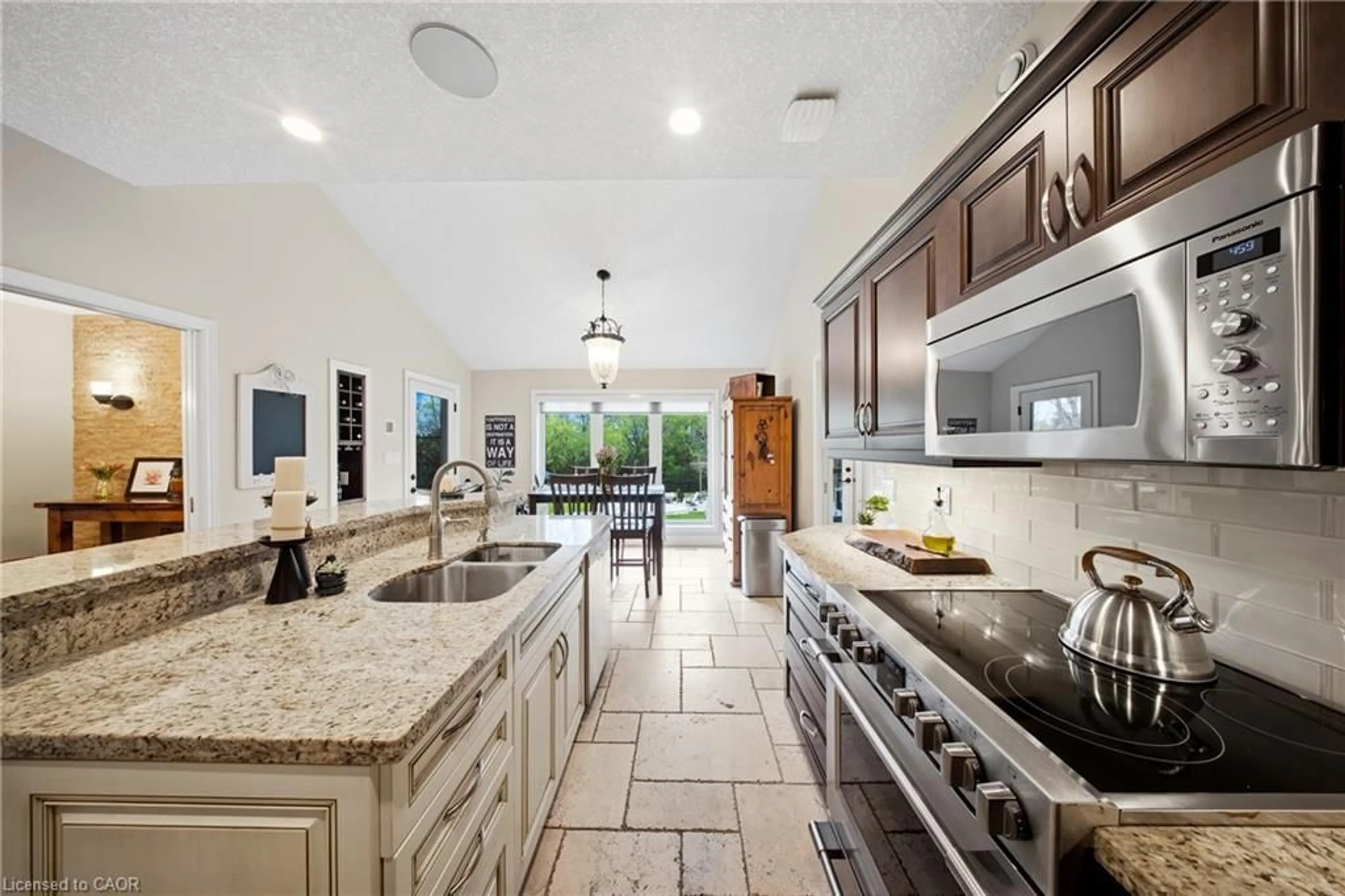 Open concept kitchen, ceramic/tile floor for 1 Mcdonald Pl, Glen Morris Ontario N0B 1W0