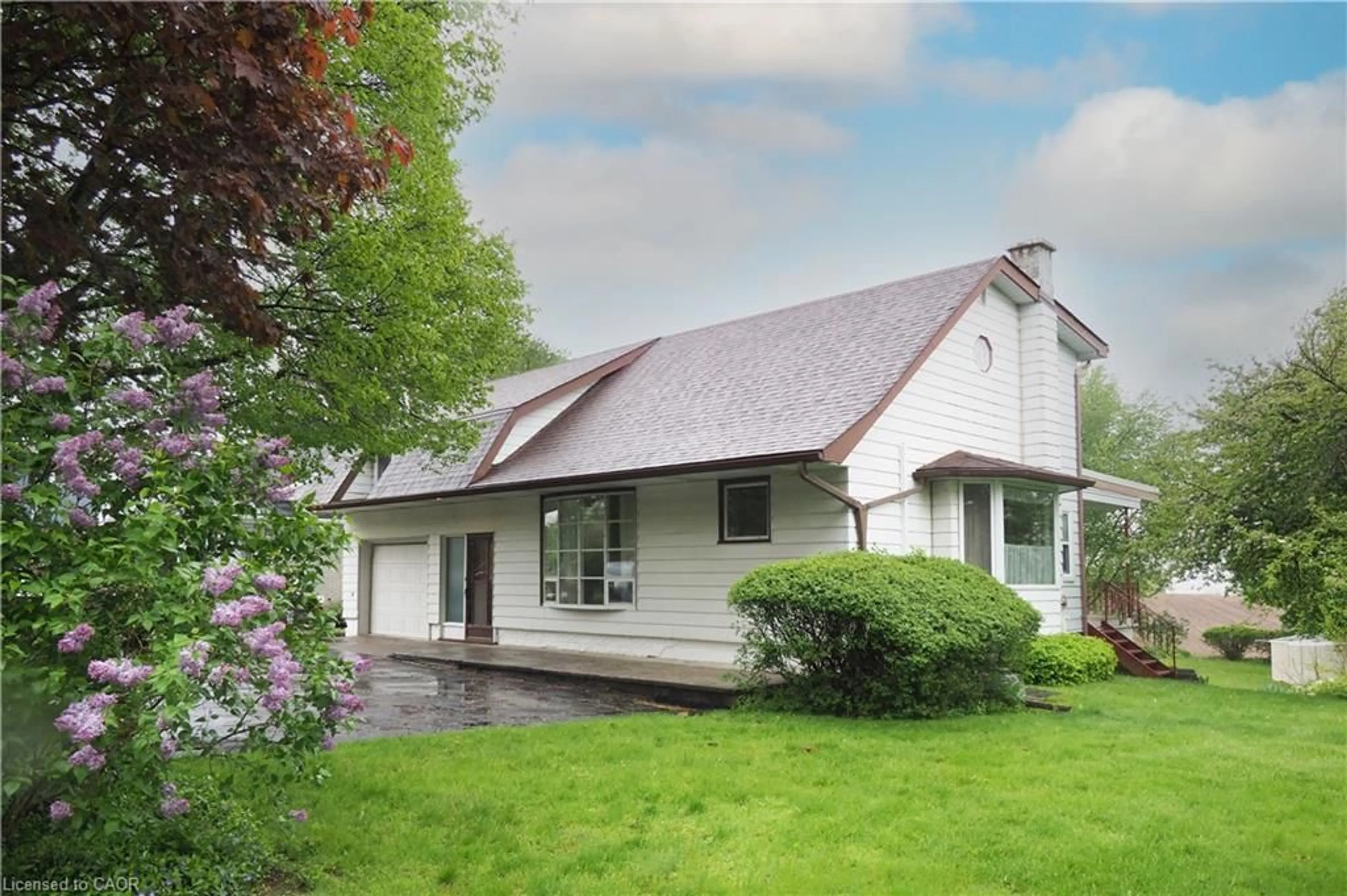 Home with vinyl exterior material, street for 2313 Snyders Rd, Petersburg Ontario N0B 2H0