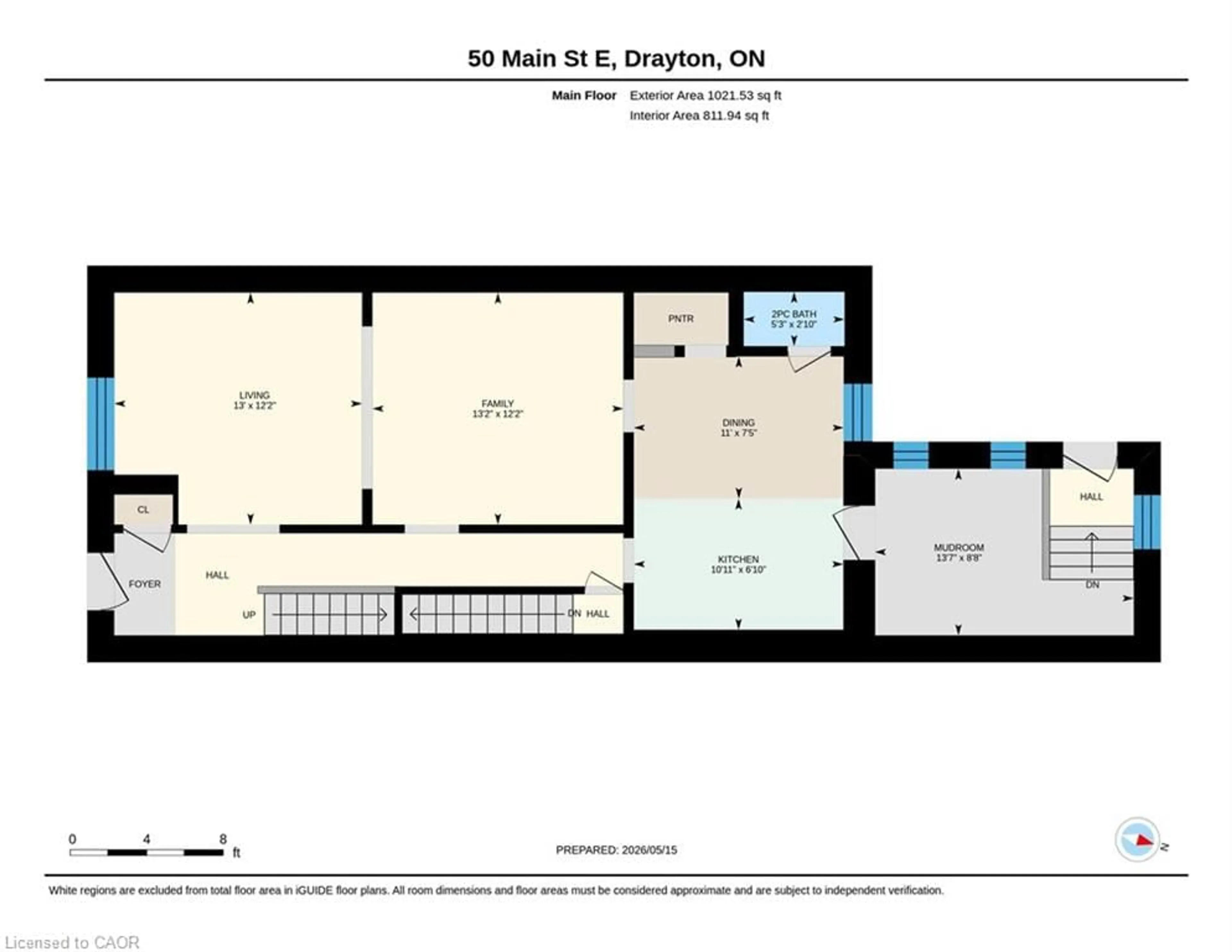 Floor plan for 50 Main St, Drayton Ontario N0G 1P0