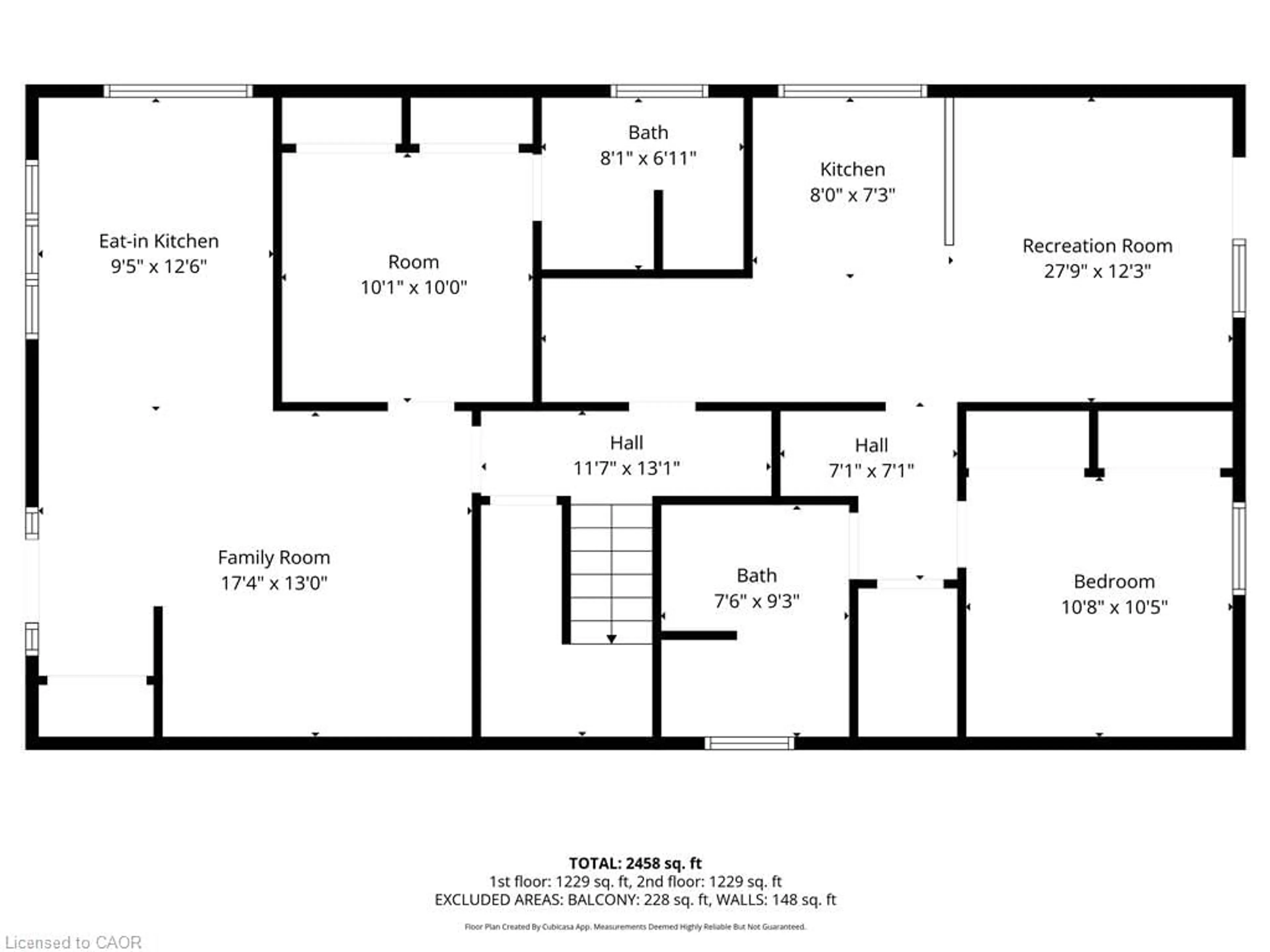 Floor plan for 3 San Pedro Dr, Hamilton Ontario L9C 2C4
