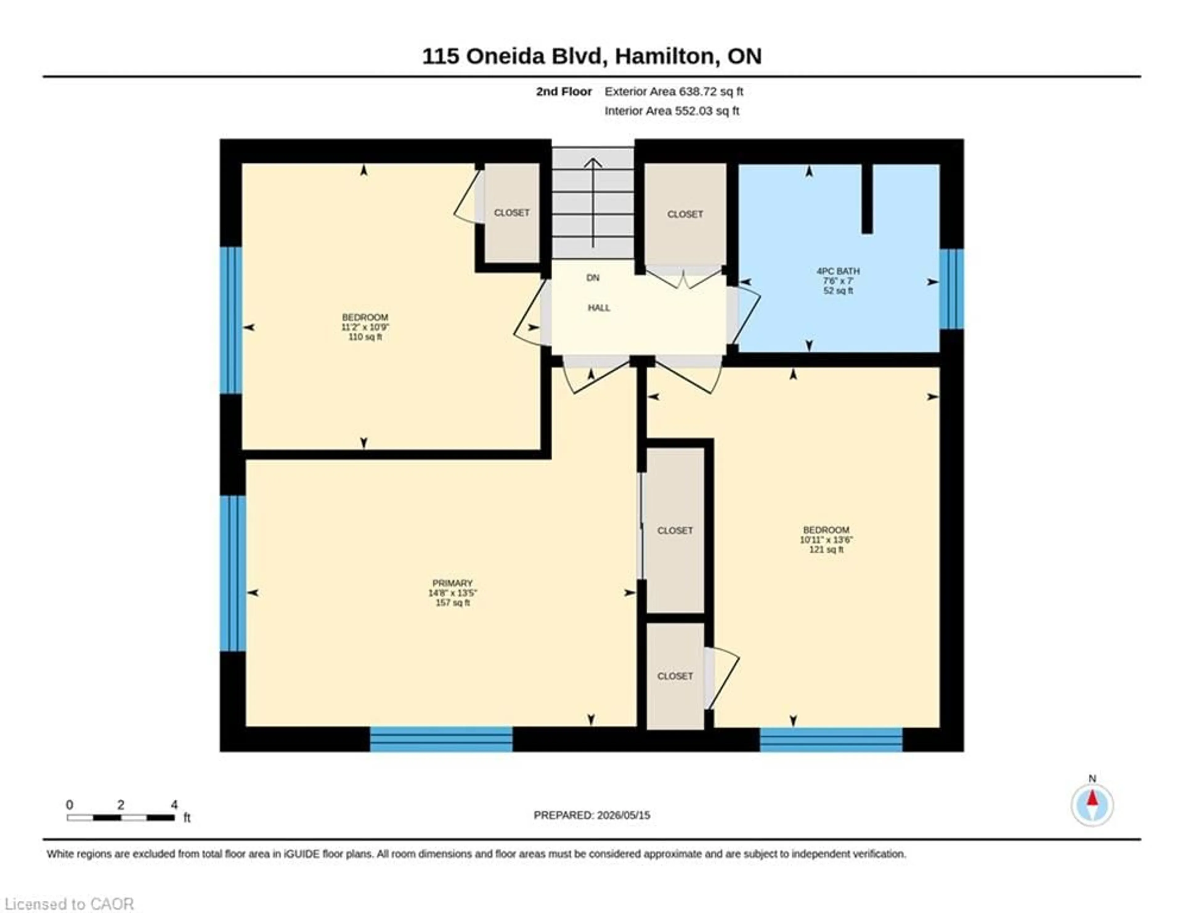 Floor plan for 115 Oneida Blvd, Ancaster Ontario L9G 3C7
