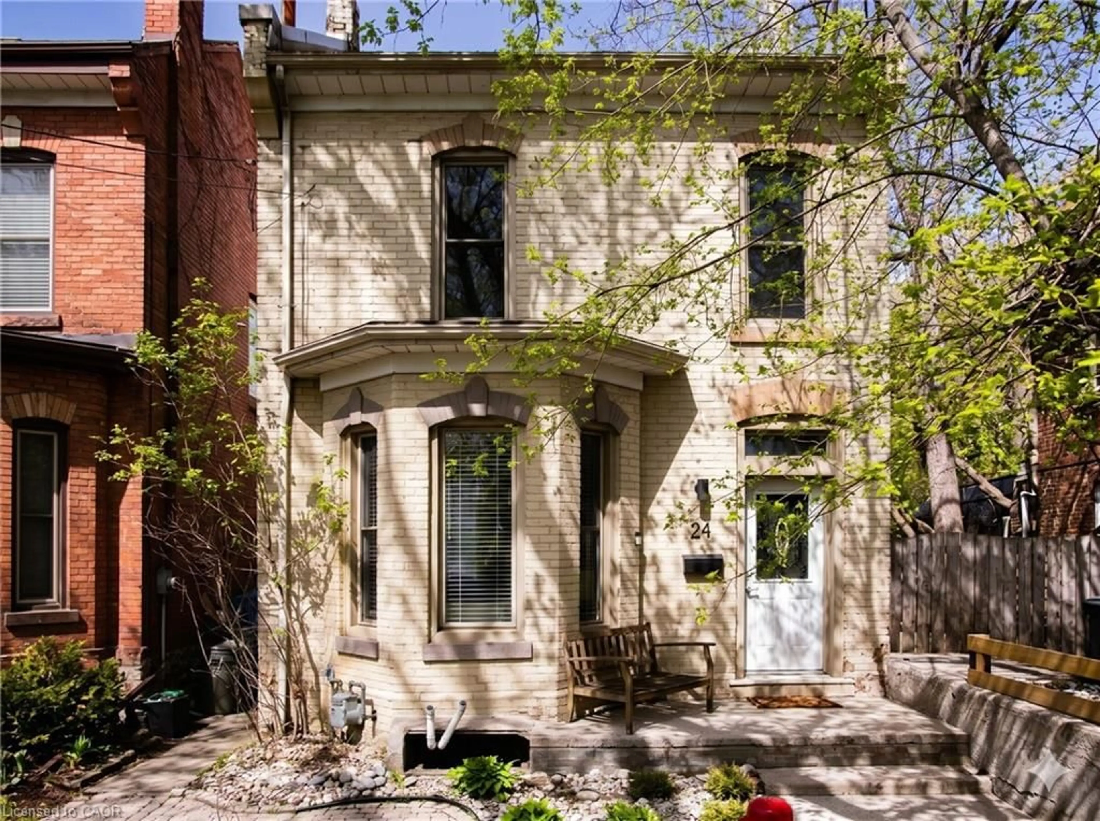 Home with brick exterior material, street for 24 Baillie St, Hamilton Ontario L8N 2K5