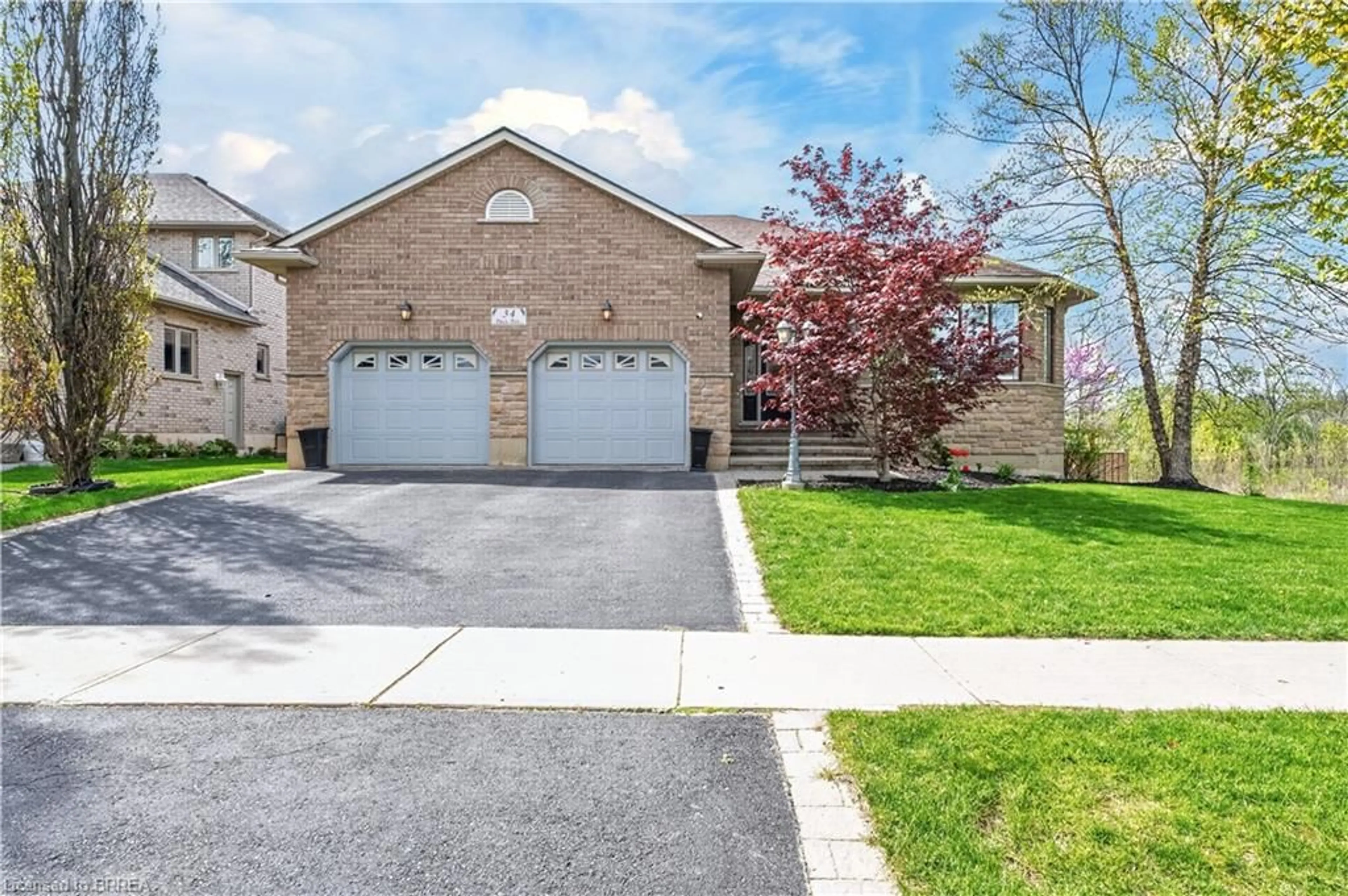 Home with brick exterior material, street for 34 Pace Ave, Brantford Ontario N3S 7V4