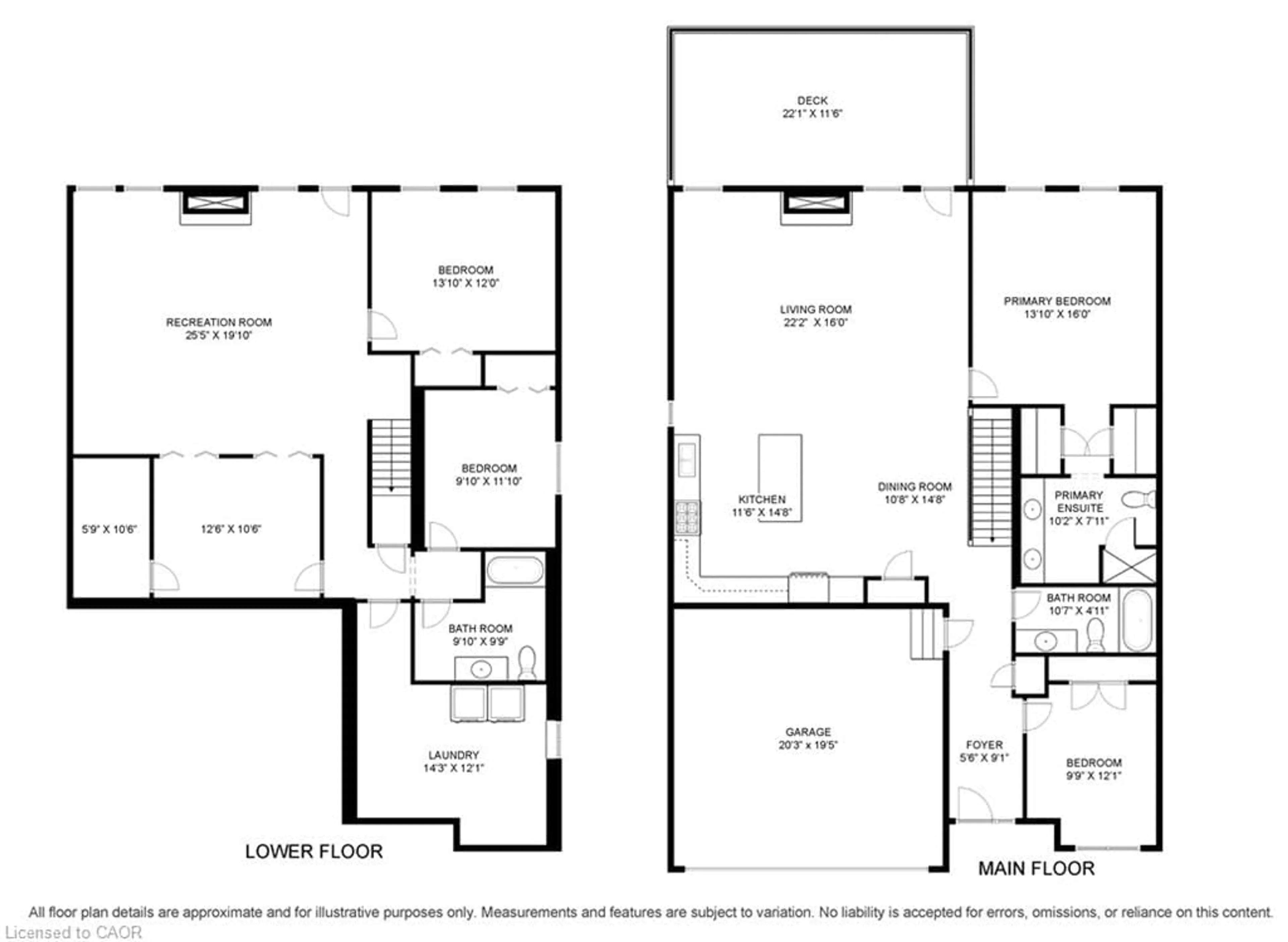 Floor plan for 128 St. Michael's St, Delhi Ontario N4B 0A3