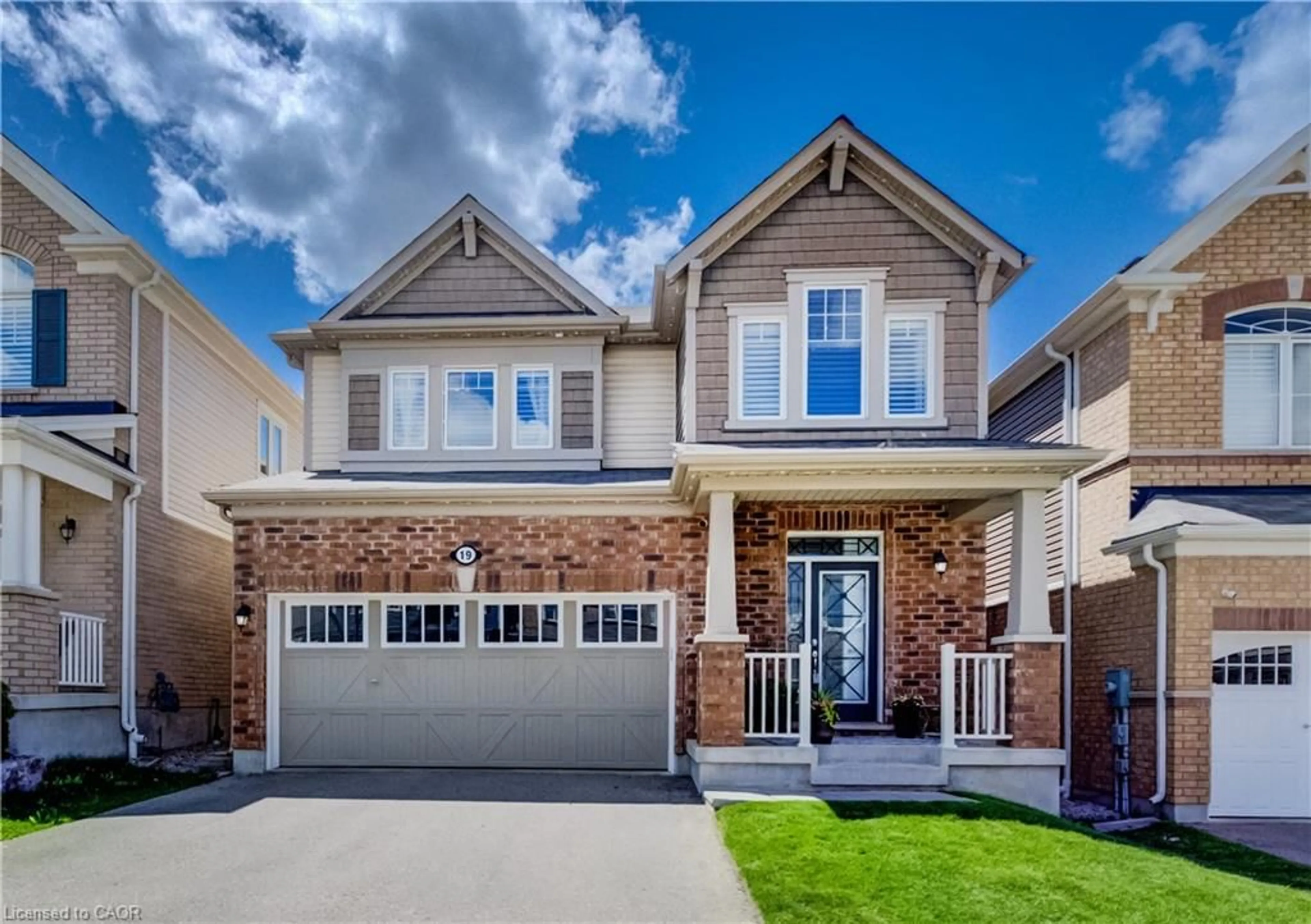 Home with brick exterior material, street for 19 Shoreacres Dr, Kitchener Ontario N2R 0K7