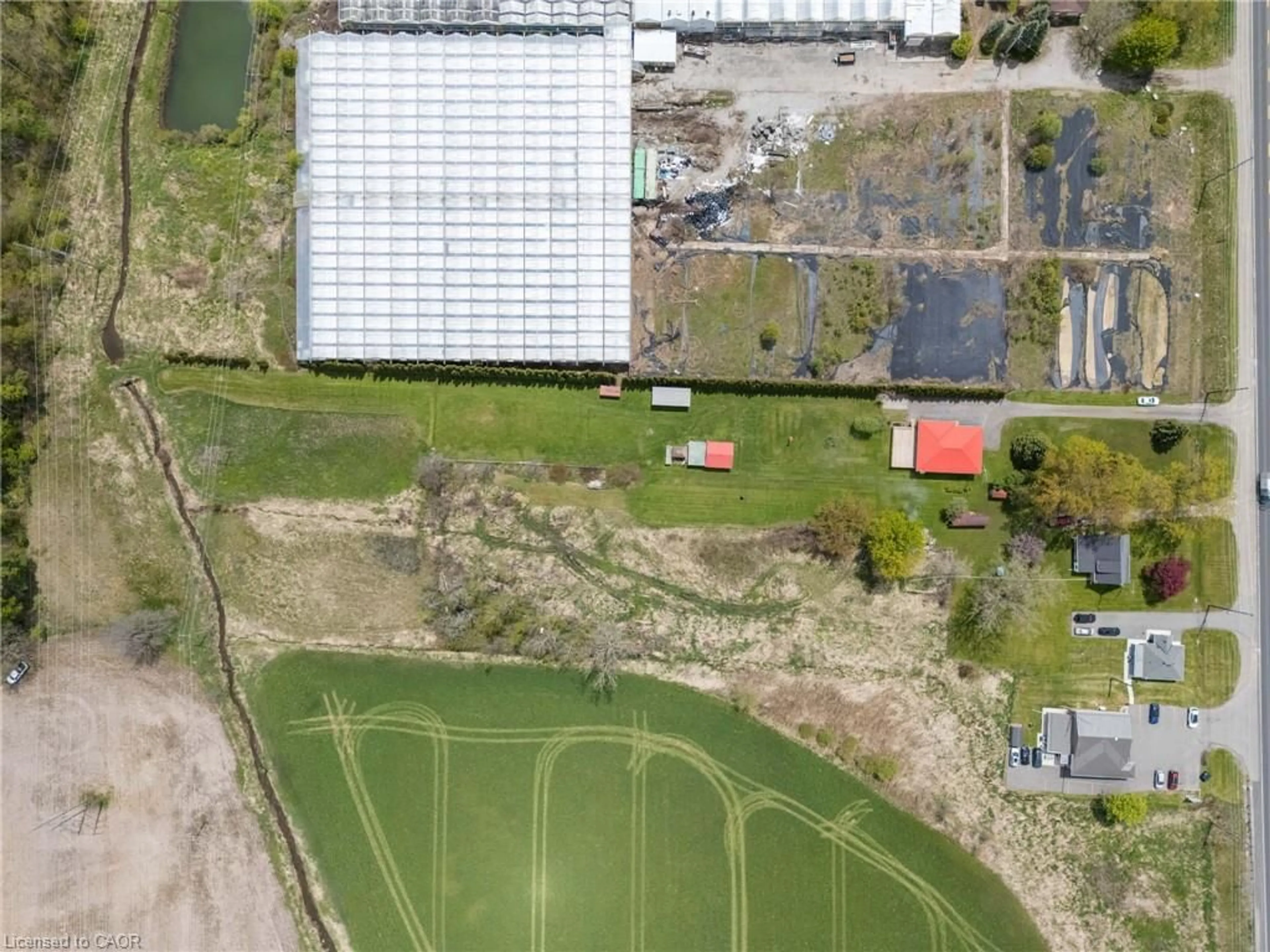 A pic from outside/outdoor area/front of a property/back of a property/a pic from drone, building for 2504 Highway 24, Simcoe Ontario N3Y 4K3
