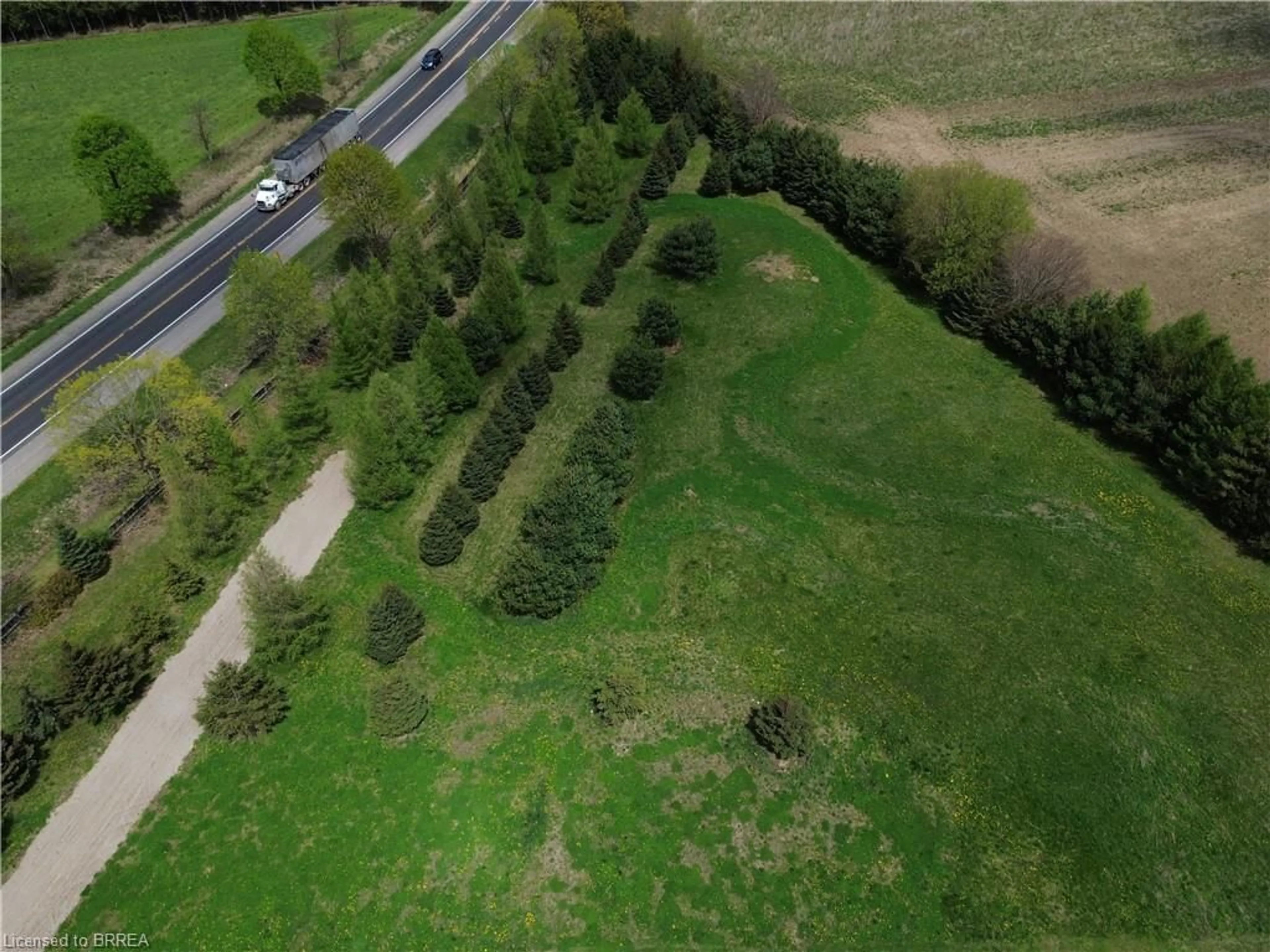 A pic from outside/outdoor area/front of a property/back of a property/a pic from drone, forest/trees view for 38A Highway 24, Scotland Ontario N0E 1R0