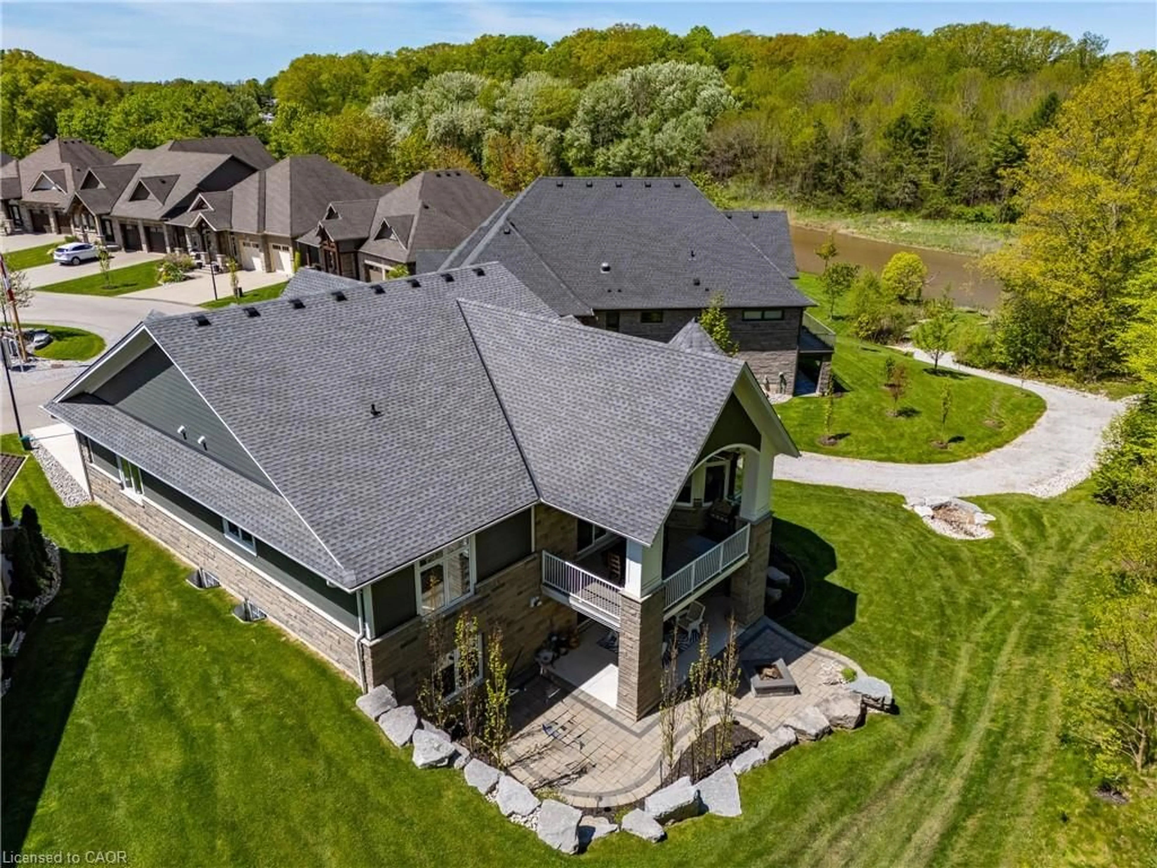 A pic from outside/outdoor area/front of a property/back of a property/a pic from drone, unknown for 83 Beechnut Lane, Port Dover Ontario N0A 1N7