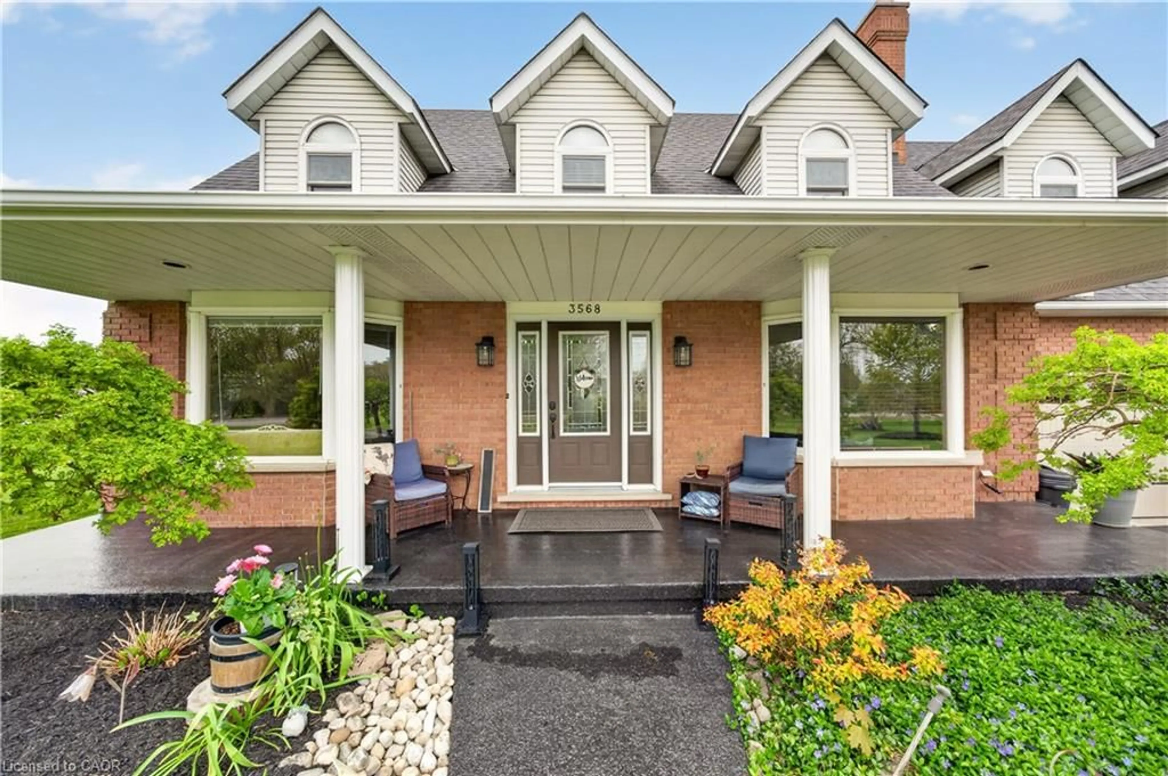 Home with brick exterior material, street for 3568 South Grimsby Rd 12 Rd, Grassie Ontario L0R 1M0