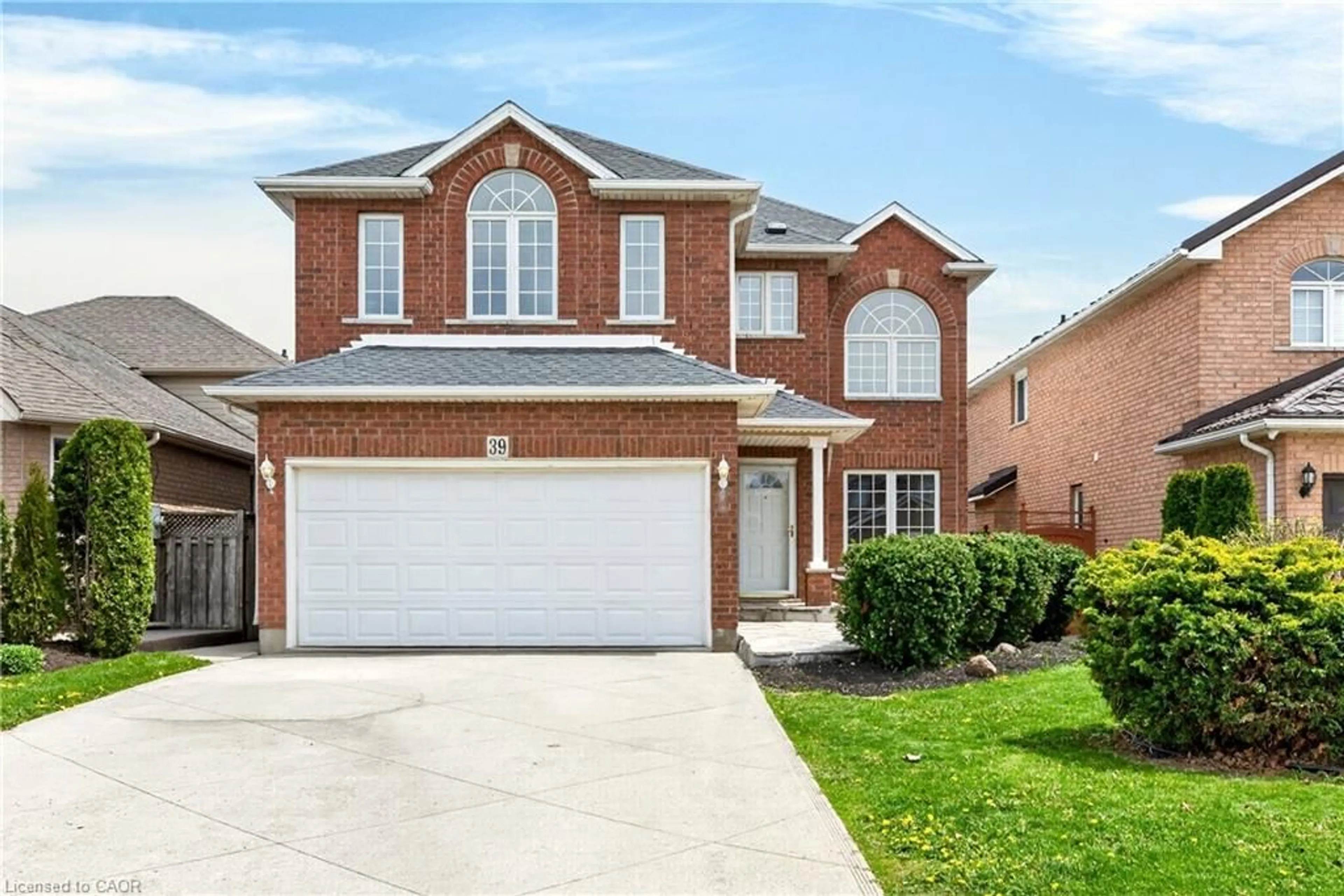 Home with brick exterior material, street for 39 Distin Dr, Hamilton Ontario L9A 5K4