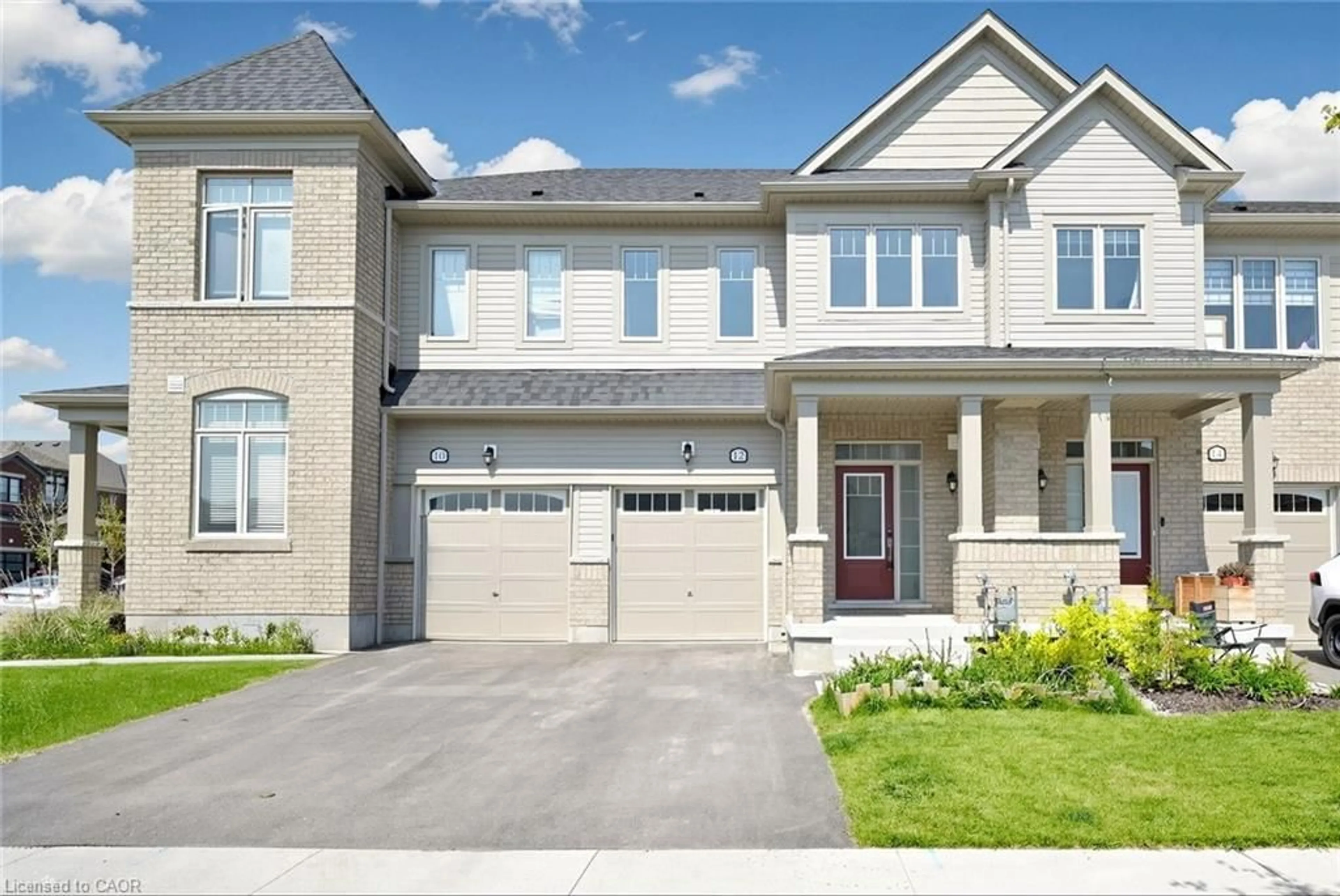 Home with brick exterior material, street for 12 Edminston Dr, Fergus Ontario N1M 0J3