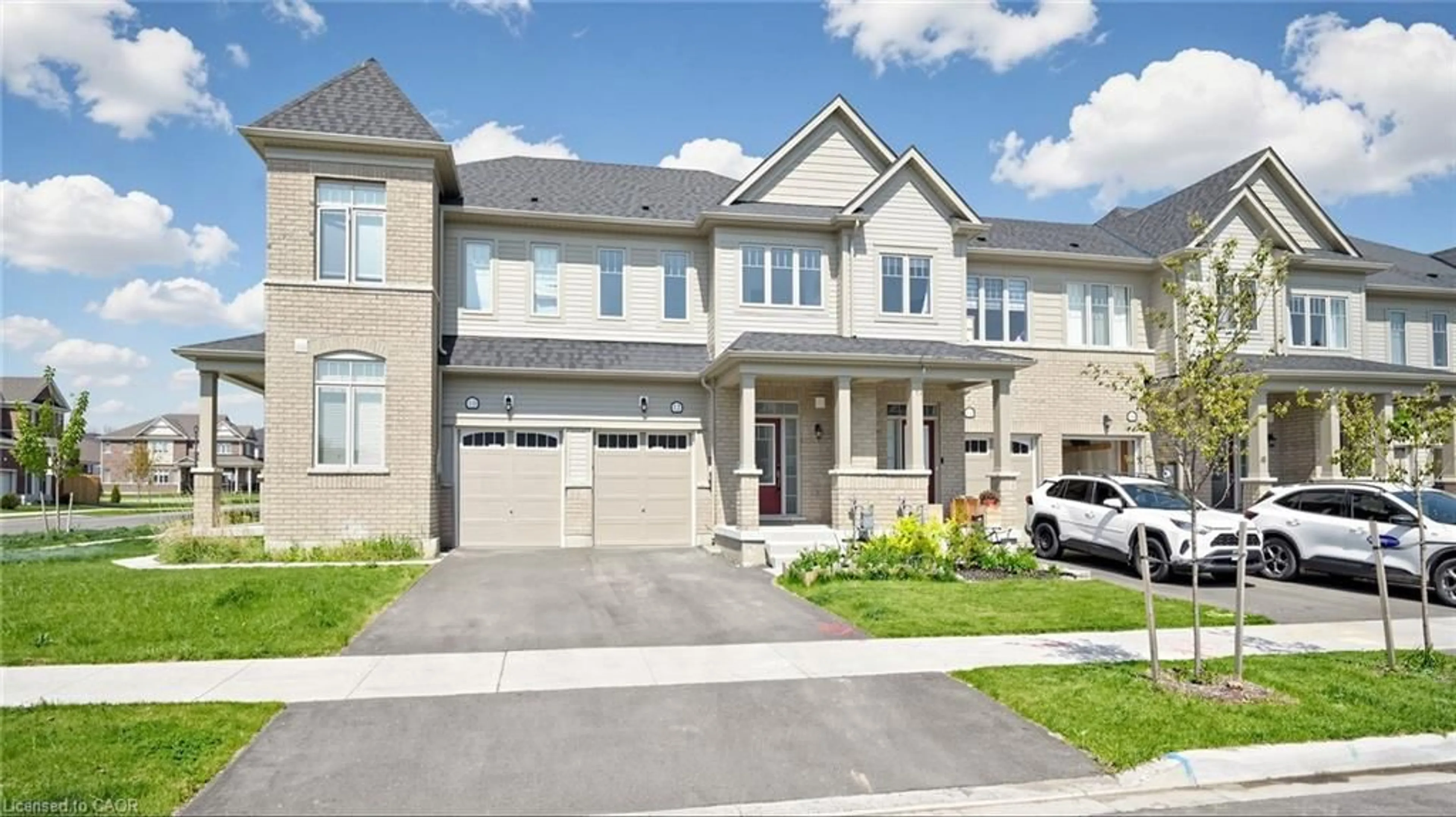 Home with brick exterior material, street for 12 Edminston Dr, Fergus Ontario N1M 0J3