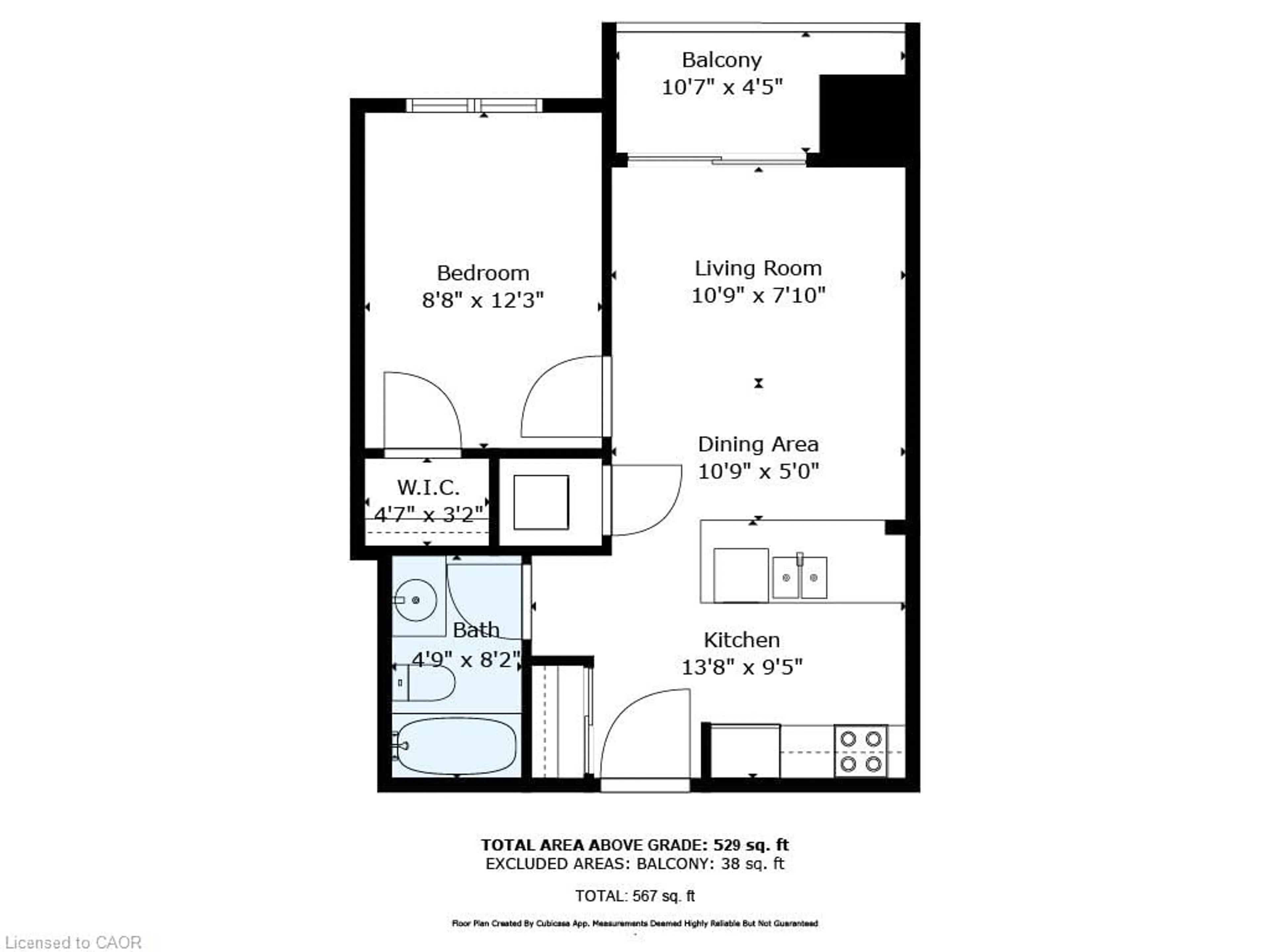 Floor plan for 5010 Corporate Dr #307, Burlington Ontario L7L 0H6