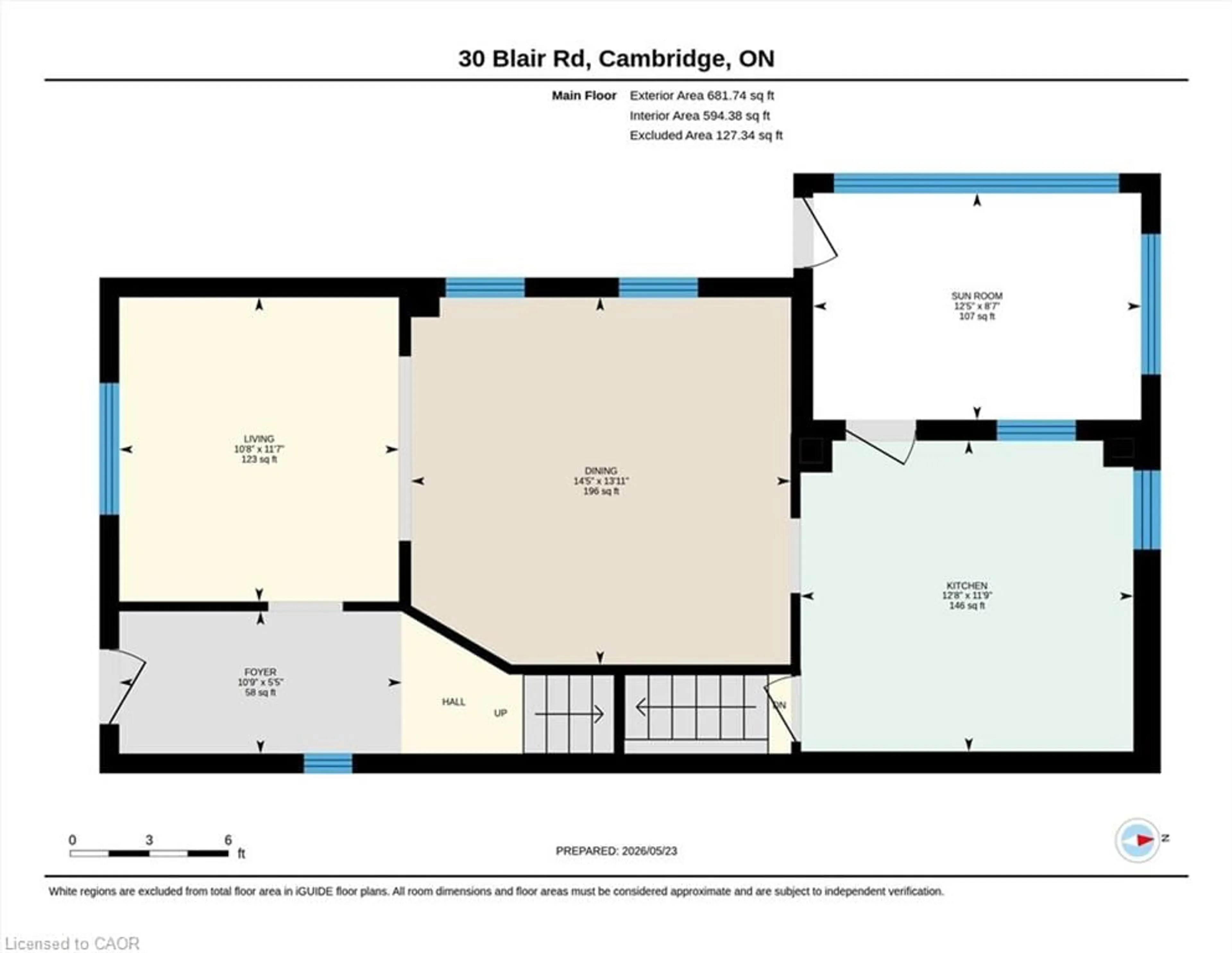 Floor plan for 30 Blair Rd, Cambridge Ontario N1S 2H6