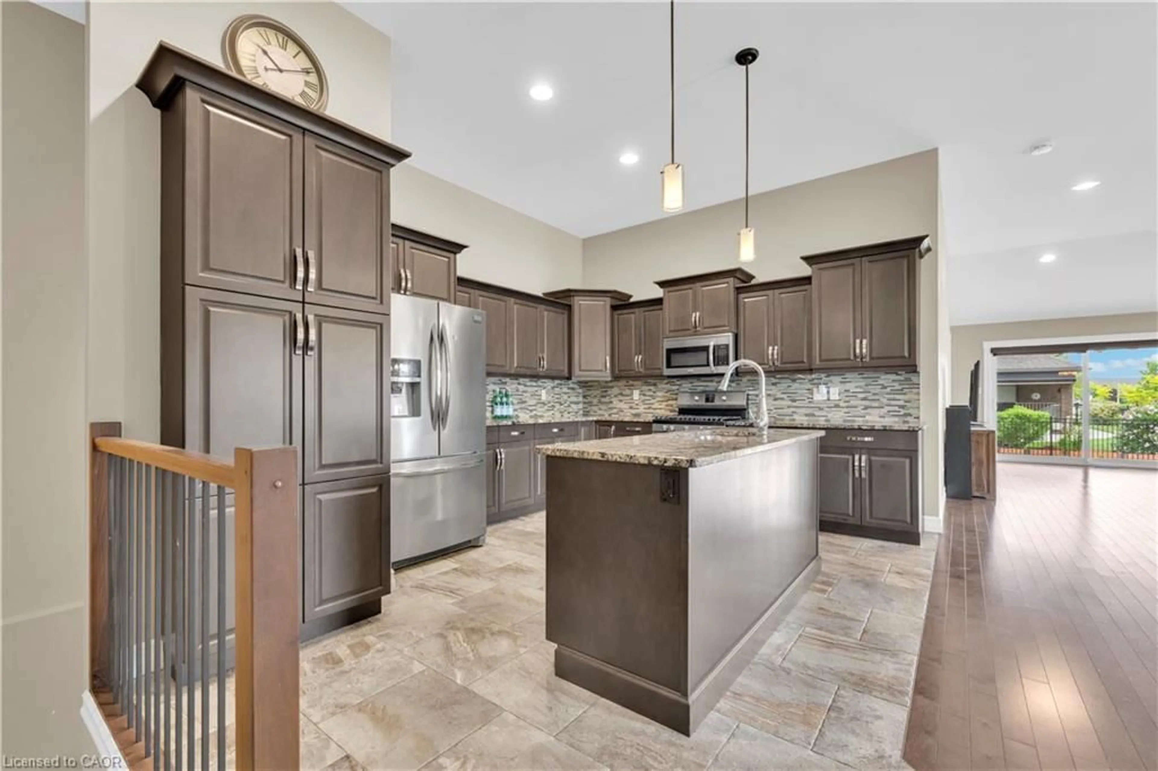 Open concept kitchen, ceramic/tile floor for 1160 Alliance St, Essex Ontario N9H 0C3