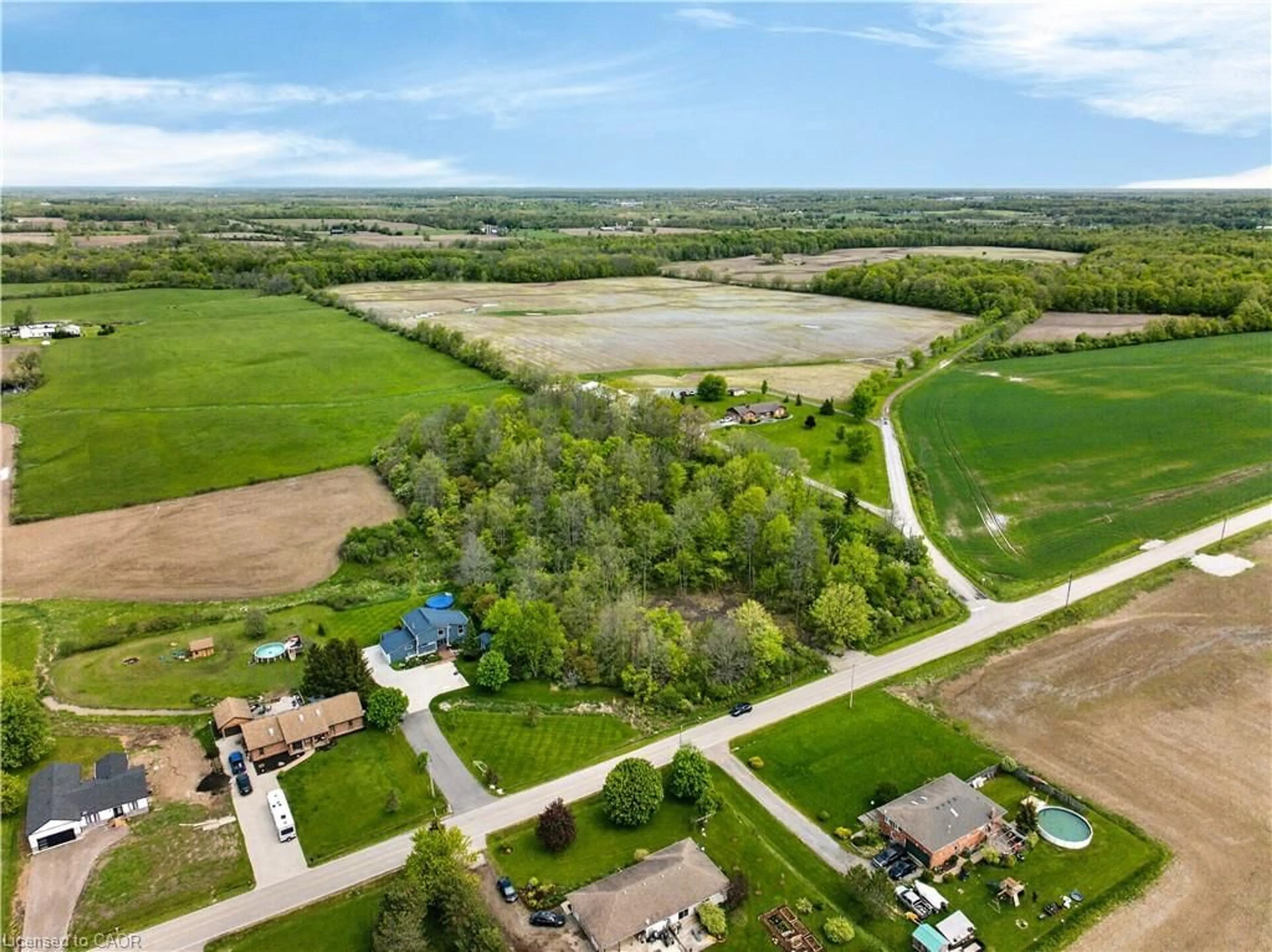 A pic from outside/outdoor area/front of a property/back of a property/a pic from drone, water/lake/river/ocean view for PT S1/2 LOT 36 Link Rd, Cayuga Ontario N0A 1E0