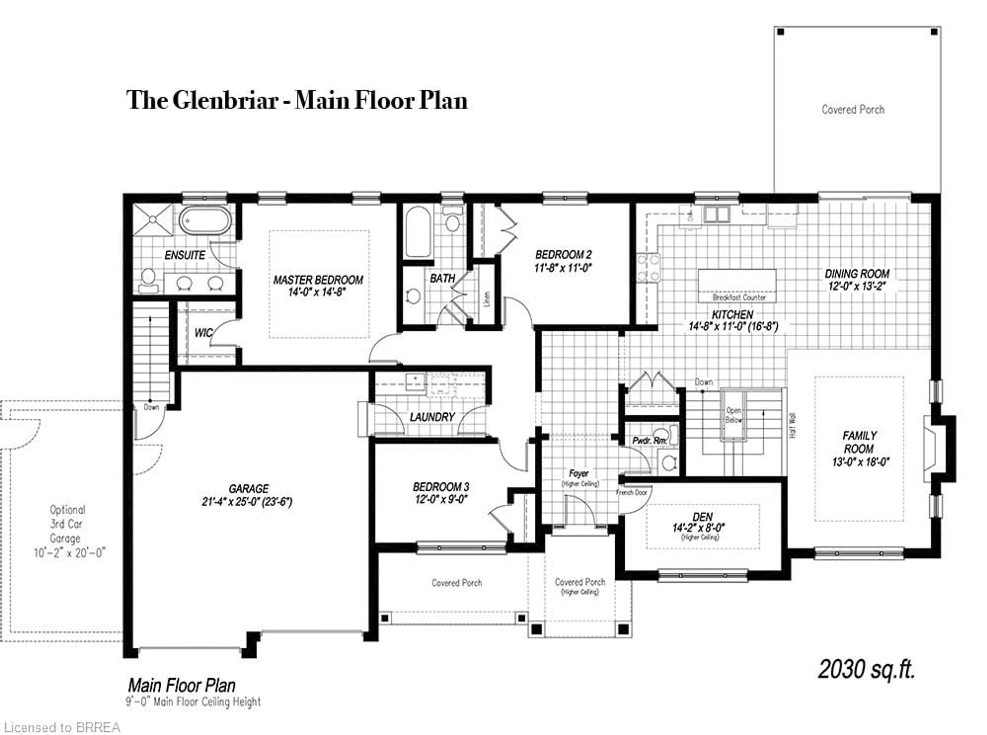 Floor plan for LOT 9 Augustus St, Scotland Ontario N0E 1R0