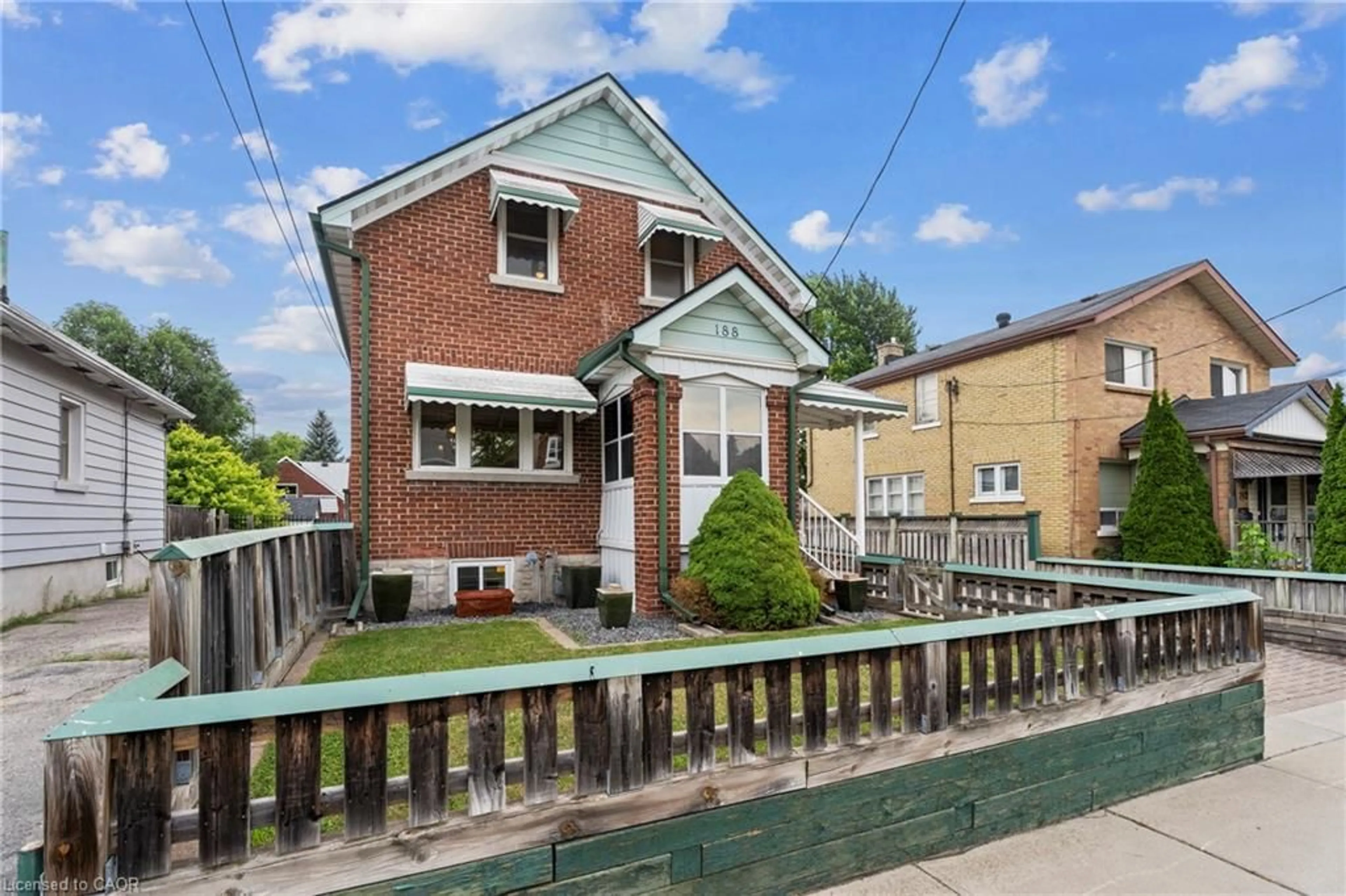 Home with brick exterior material, street for 188 Wentworth Ave, Kitchener Ontario N2M 3S4