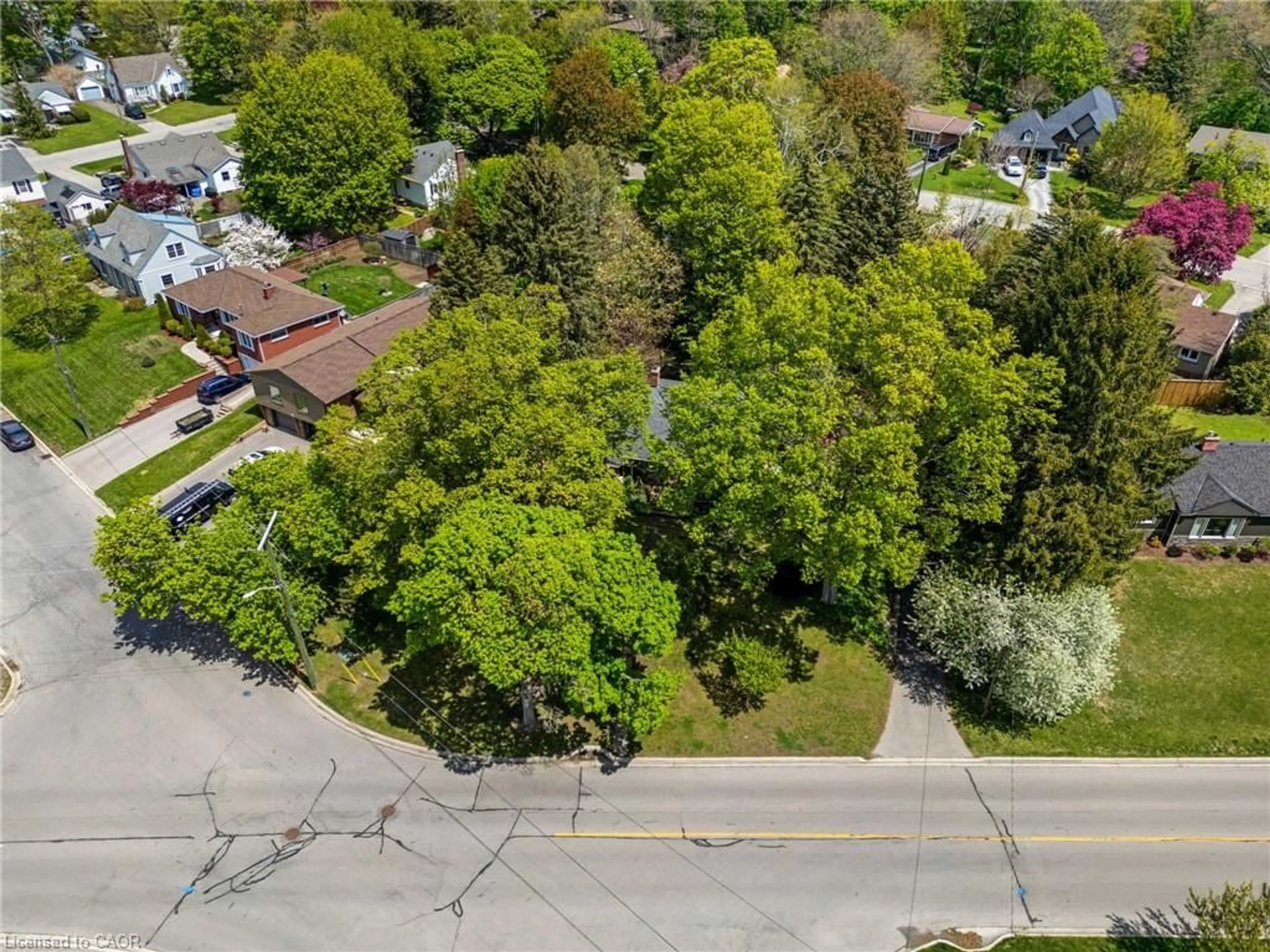 A pic from outside/outdoor area/front of a property/back of a property/a pic from drone, street for 133 Mccall Cres, Simcoe Ontario N3Y 2E2