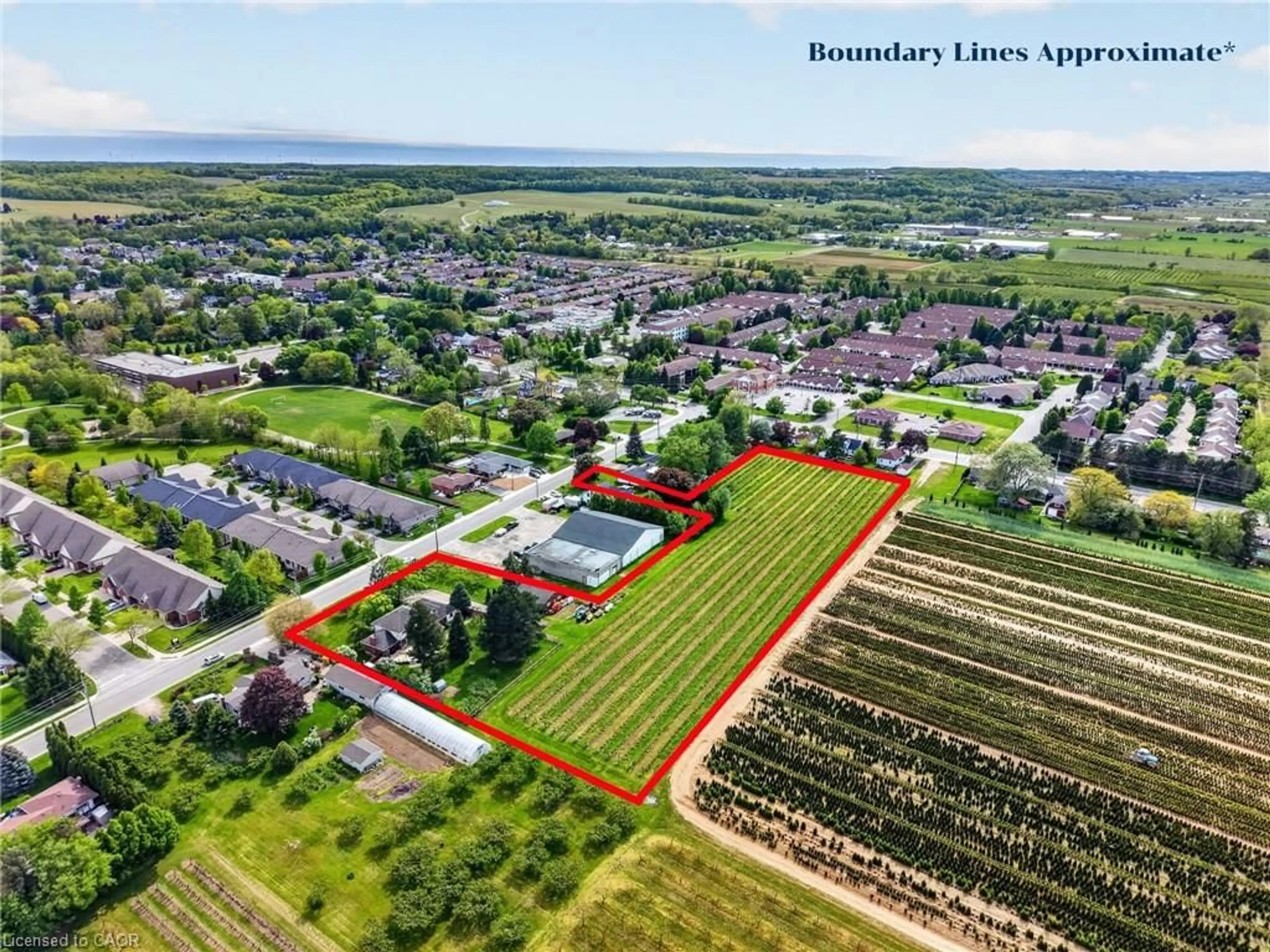 A pic from outside/outdoor area/front of a property/back of a property/a pic from drone, unknown for 3349 Culp Rd, Lincoln Ontario L0R 2E0