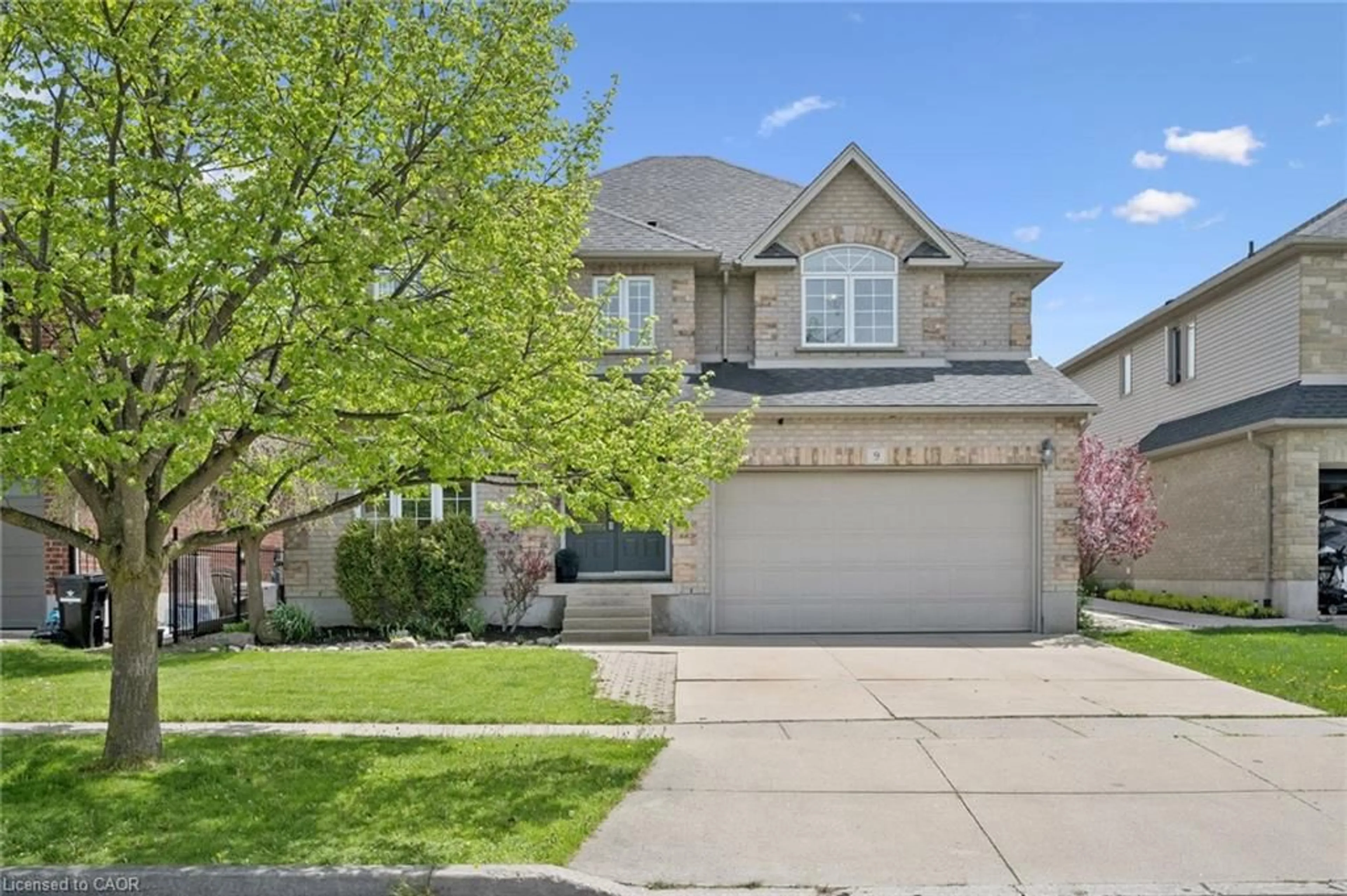 Home with brick exterior material, street for 9 Erbach Cres, Baden Ontario N3A 2L3