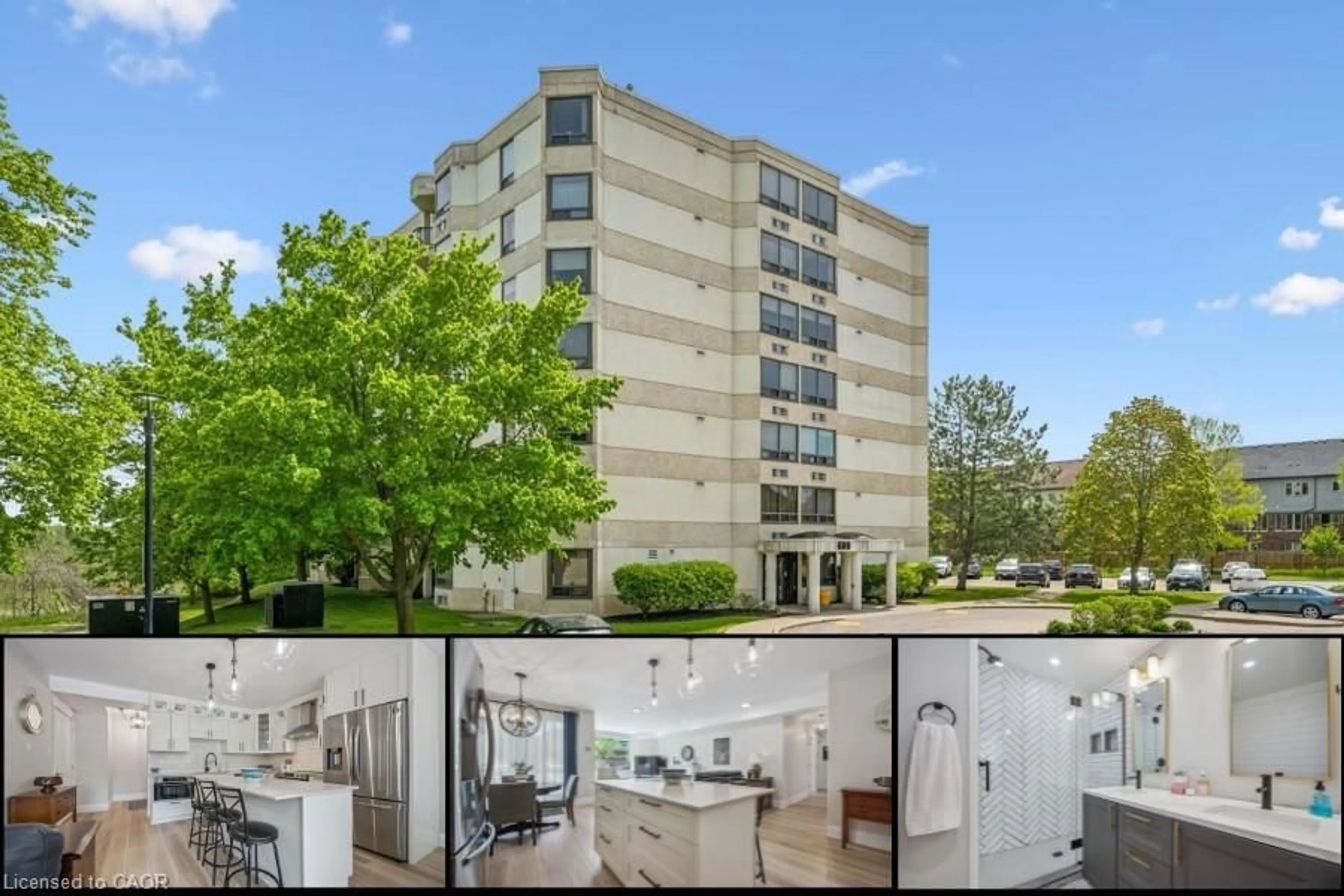 A pic from outside/outdoor area/front of a property/back of a property/a pic from drone, unknown for 688 Preston Pky #101, Cambridge Ontario N3H 5K6