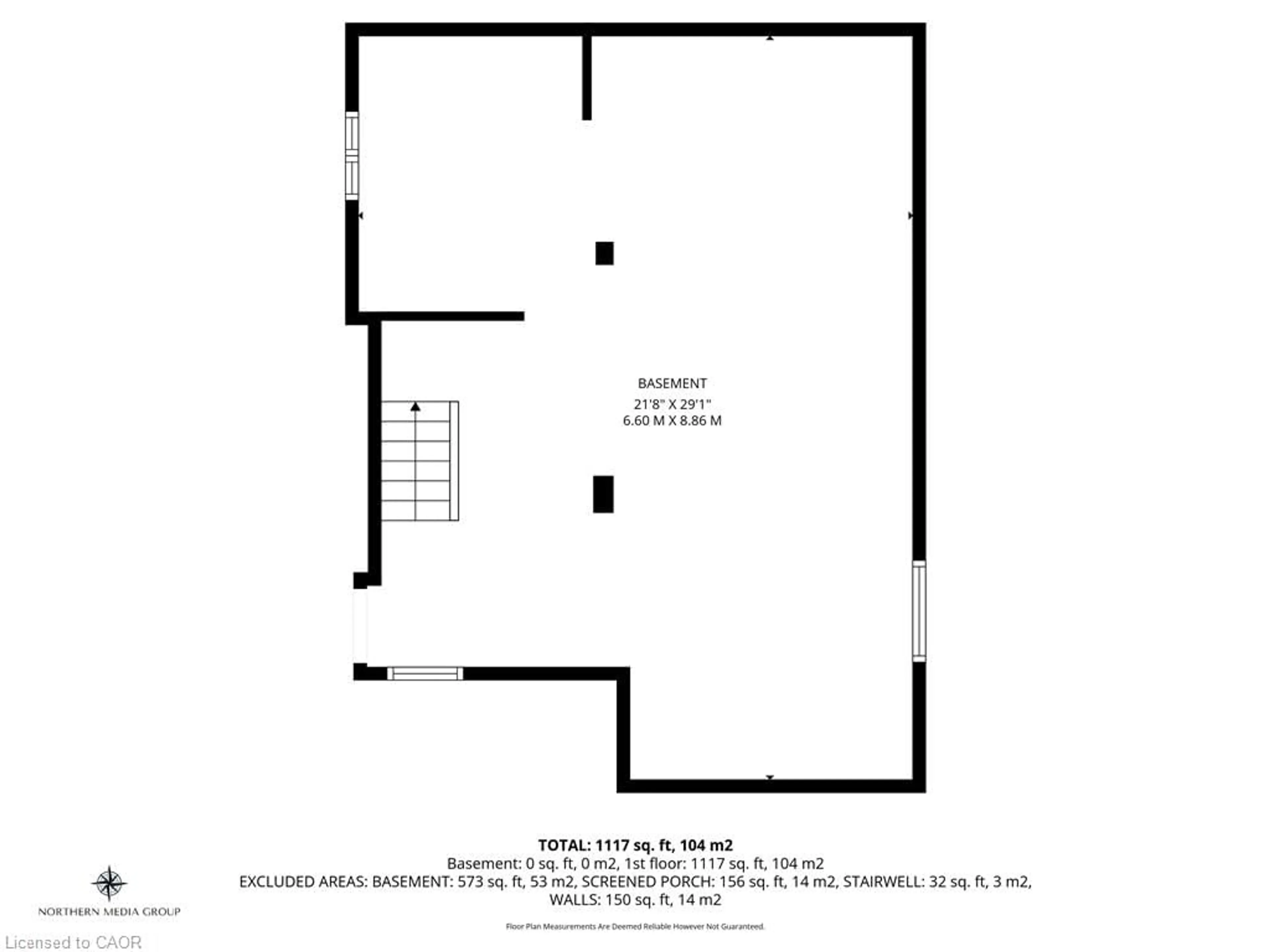 Floor plan for 569 Crane Crt, Burlington Ontario L7P 4Y8