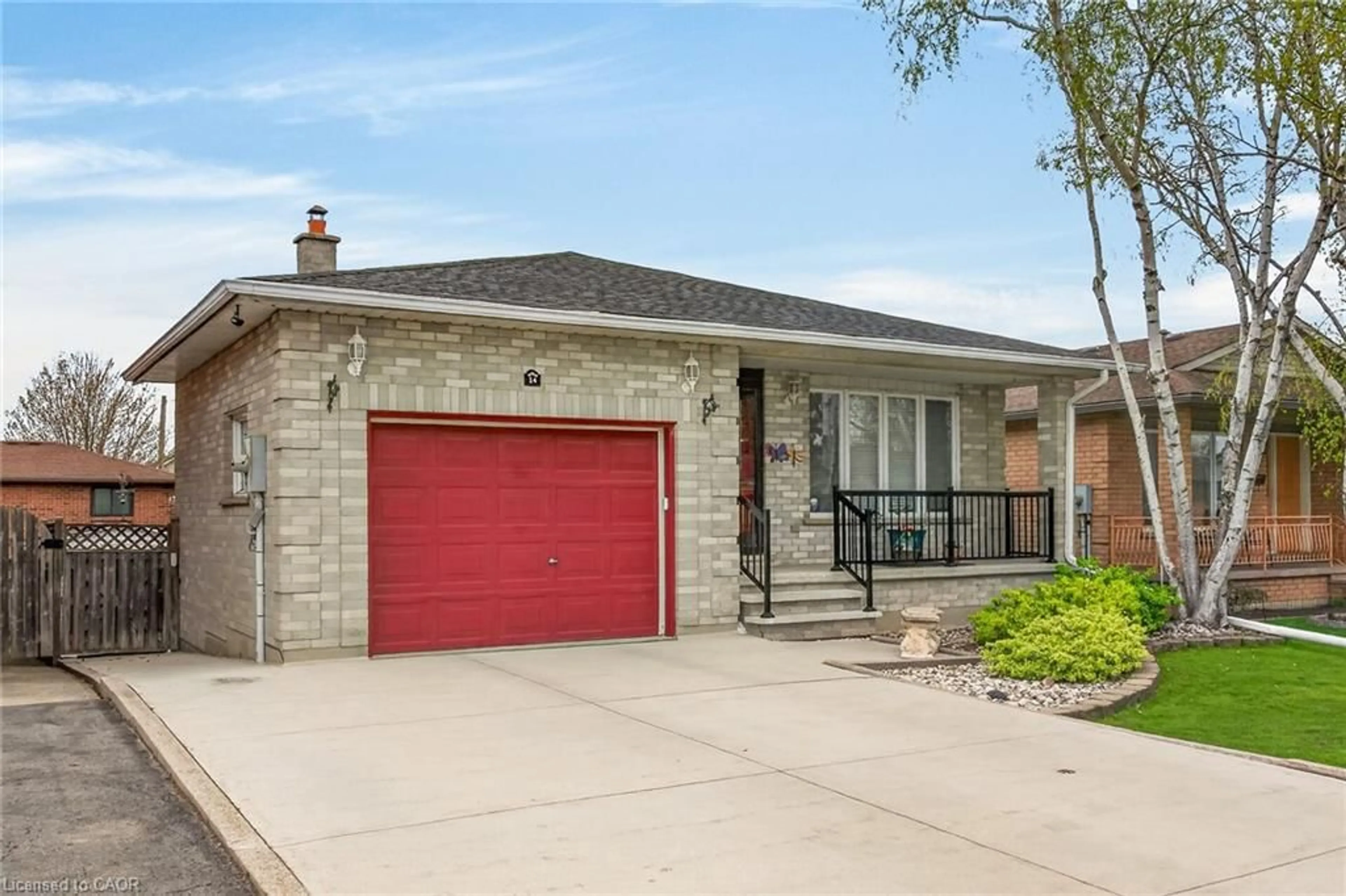 Home with brick exterior material, street for 14 Presidio Dr, Hamilton Ontario L8W 3J5